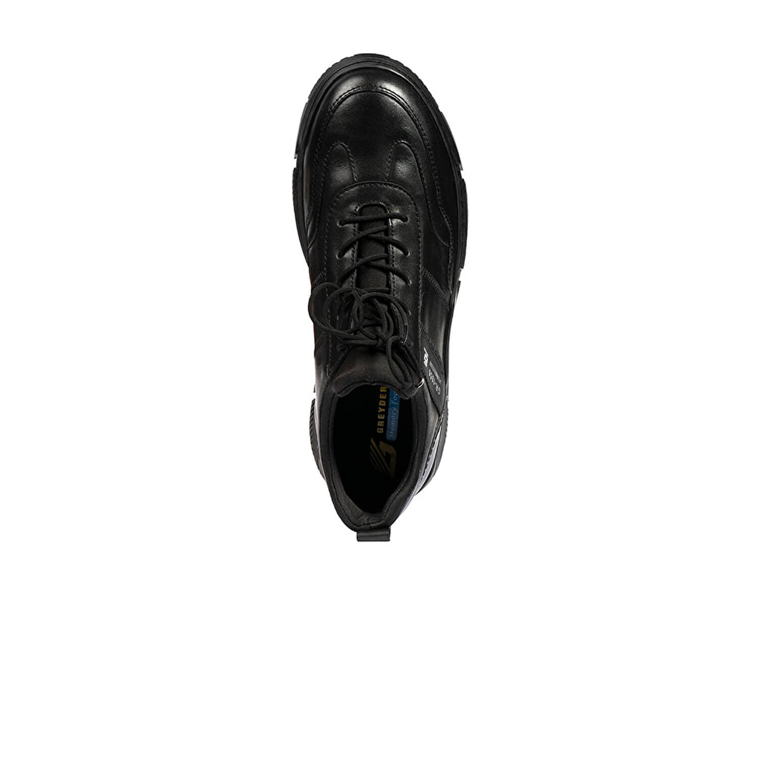 Erkek Siyah Hakiki Deri Sneaker Ayakkabı 1K1CA14362-3