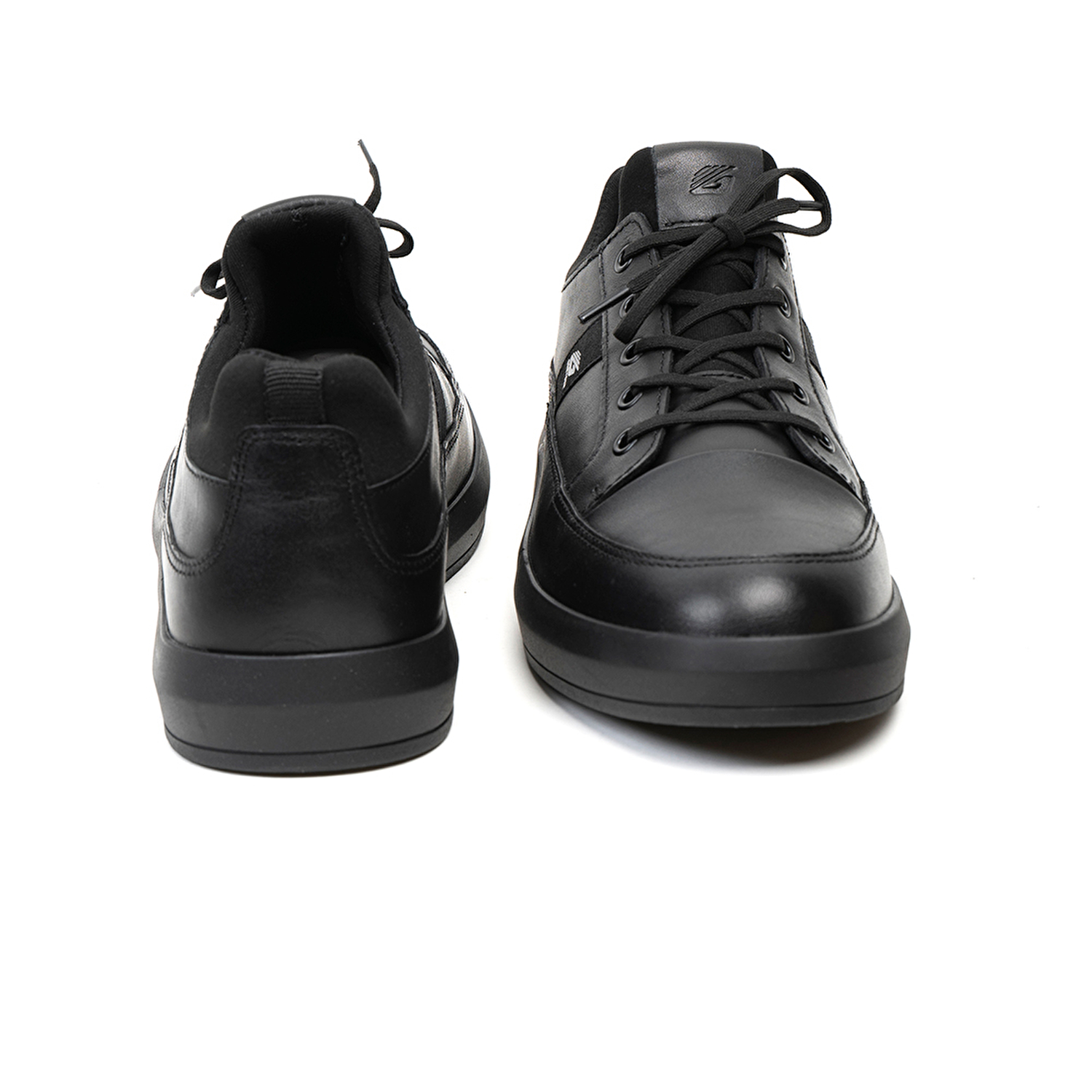 Erkek Siyah Hakiki Deri Sneaker Ayakkabı 2K1CA12777-6