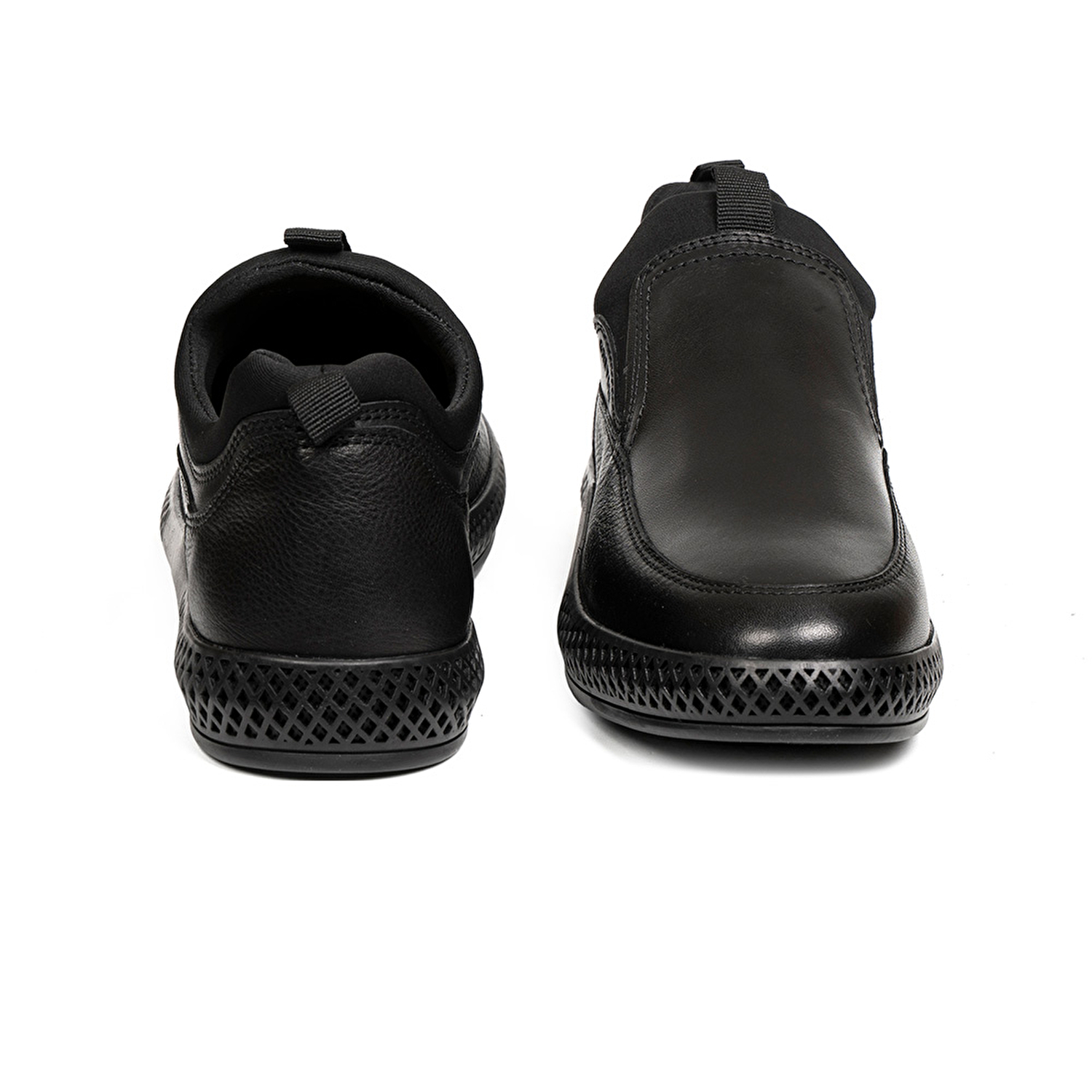 Erkek Siyah Hakiki Deri Comfort Ayakkabı 2K1CA13643-6