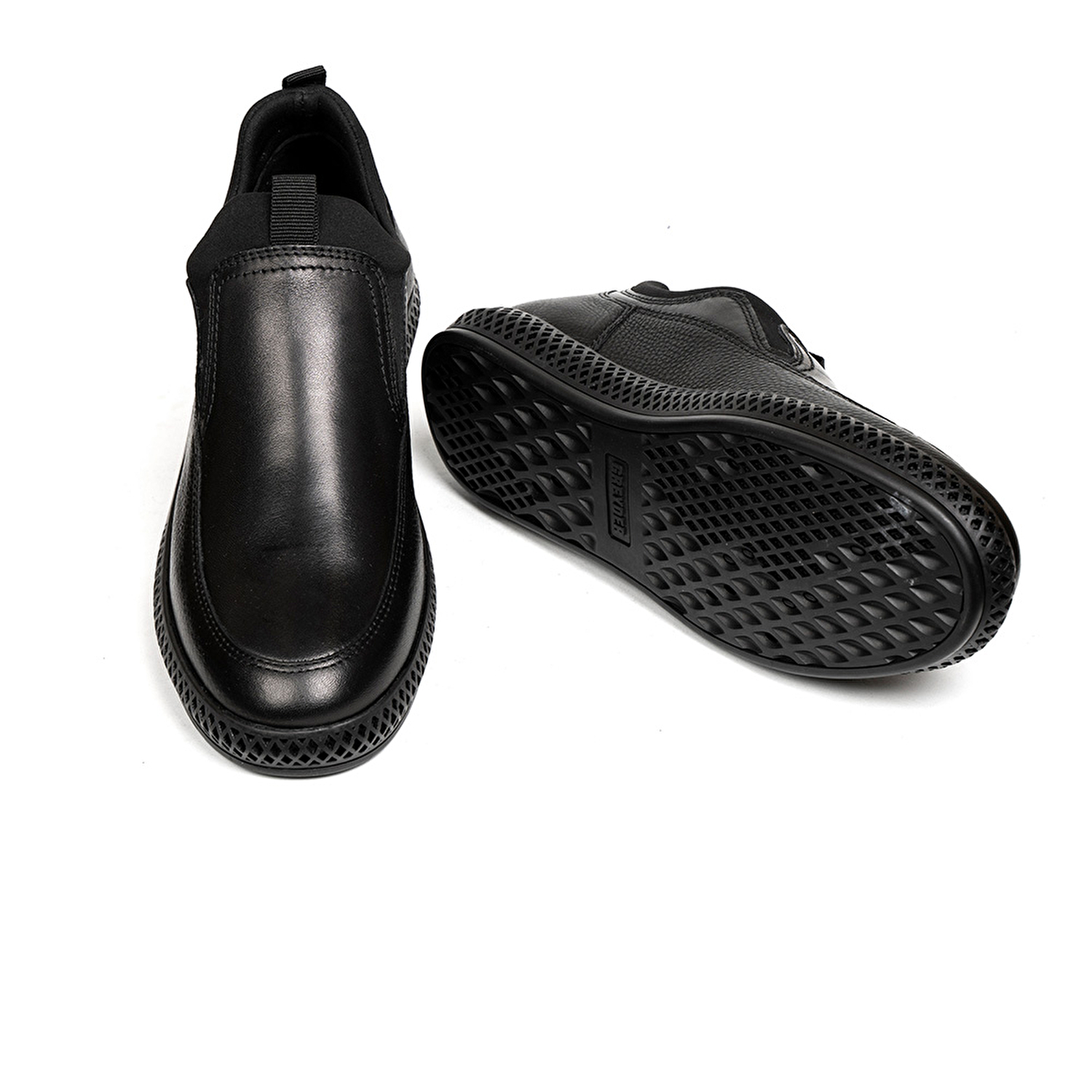 Erkek Siyah Hakiki Deri Comfort Ayakkabı 2K1CA13643-5
