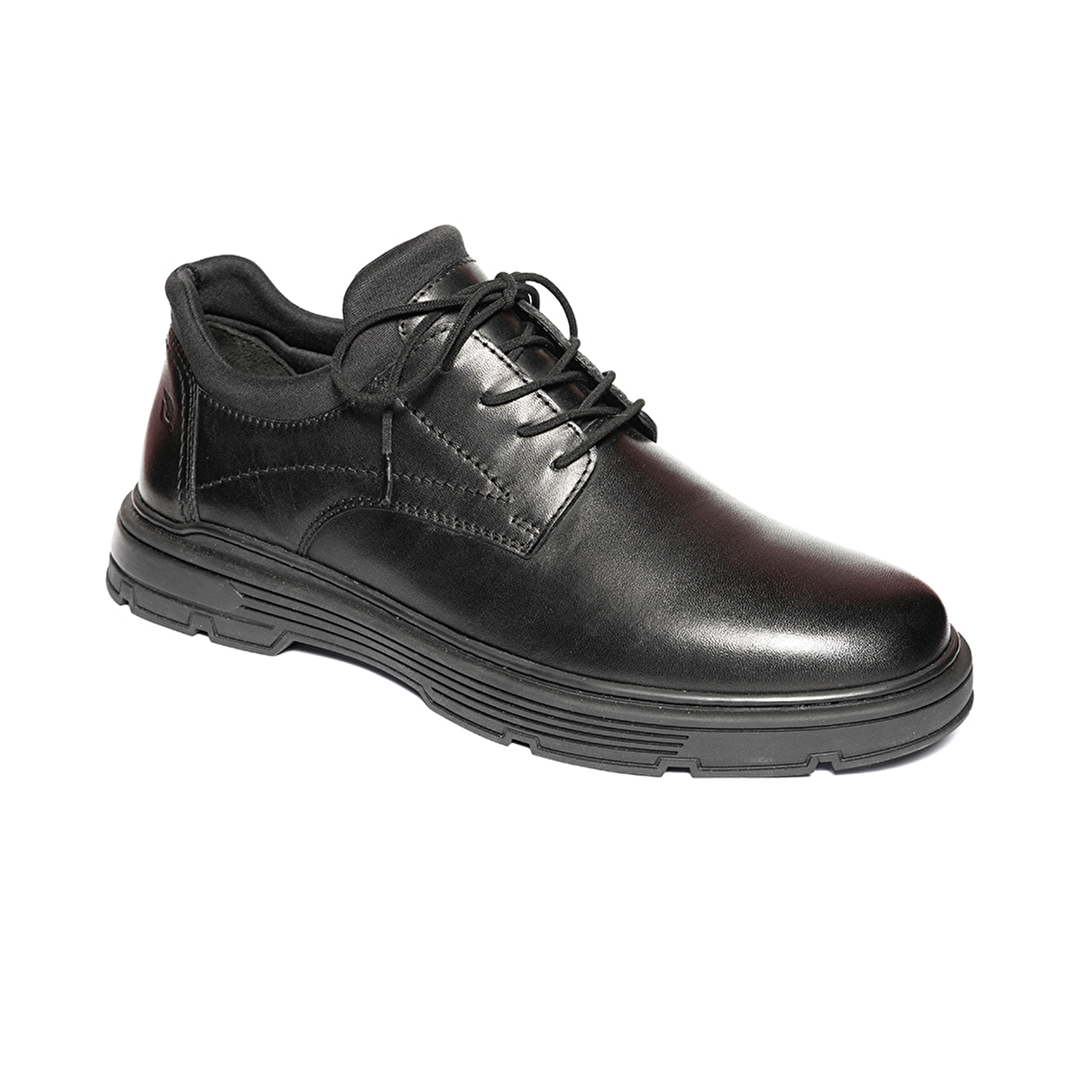 Erkek Siyah Hakiki Deri Casual Ayakkabı 2K1CA15501-1