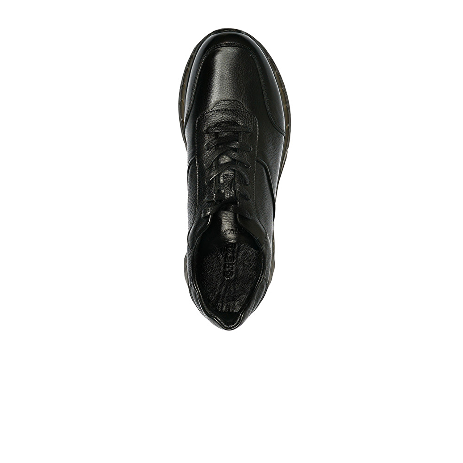 Erkek Siyah Hakiki Deri Casual Ayakkabı 2K1CA75105-3