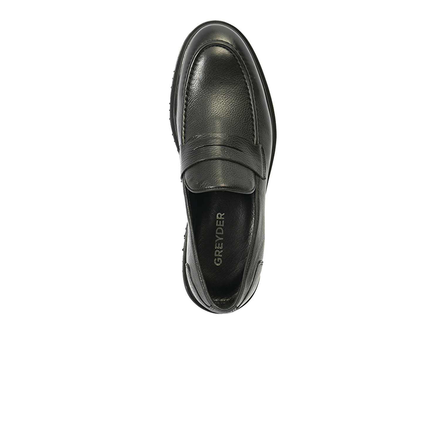 Erkek Siyah Hakiki Deri Klasik Ayakkabı 2K1KA75013-3