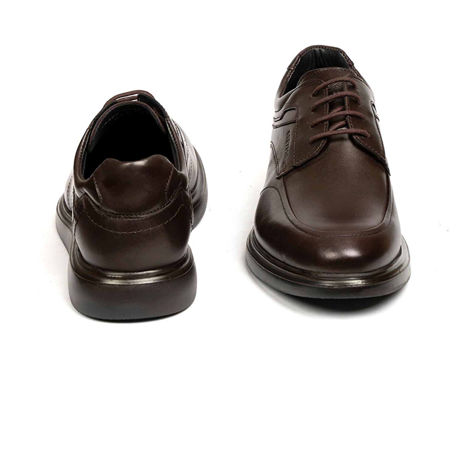 Erkek Kahverengi Hakiki Deri Oxford Ayakkabı 2K1RA14323-6