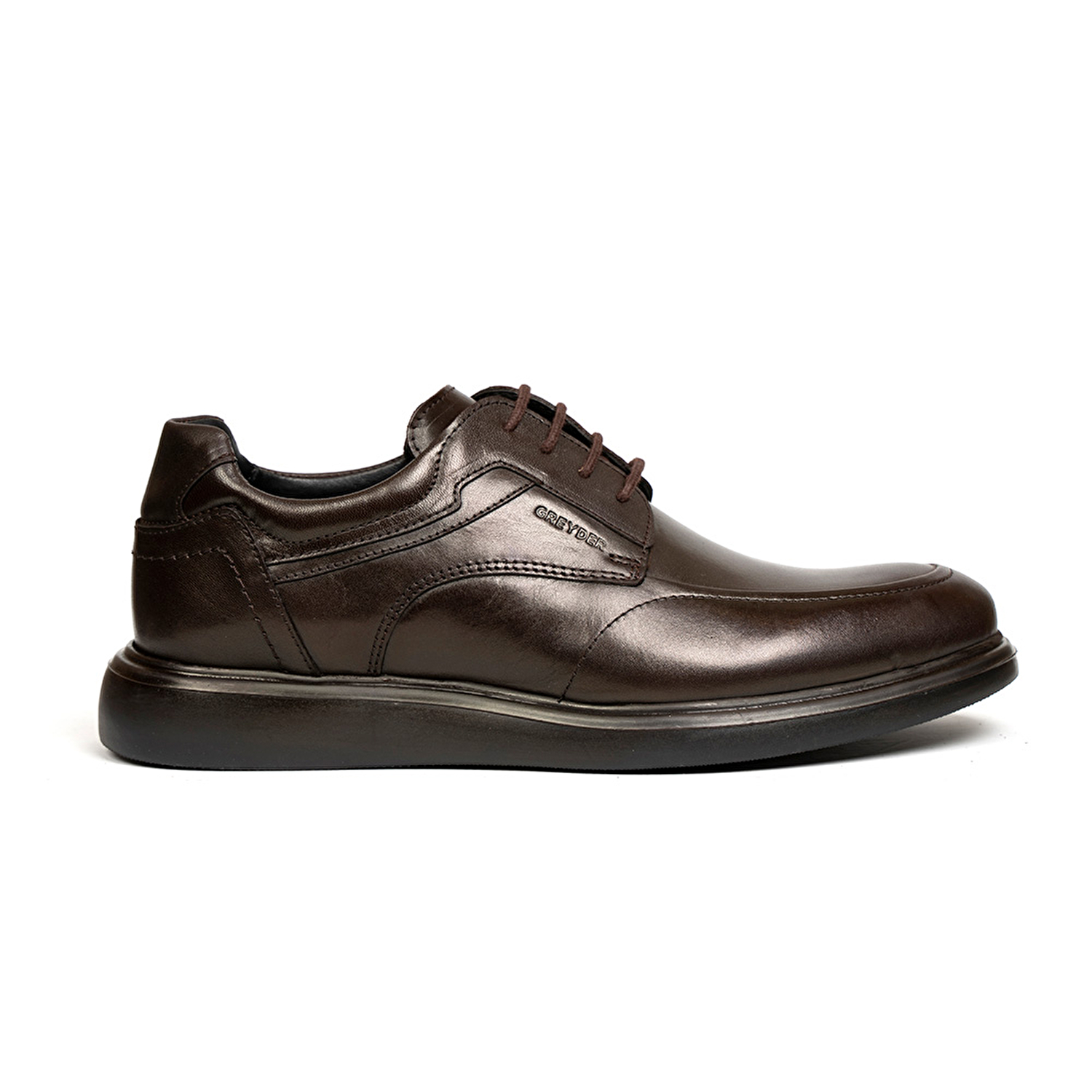 Erkek Kahverengi Hakiki Deri Oxford Ayakkabı 2K1RA14323-1