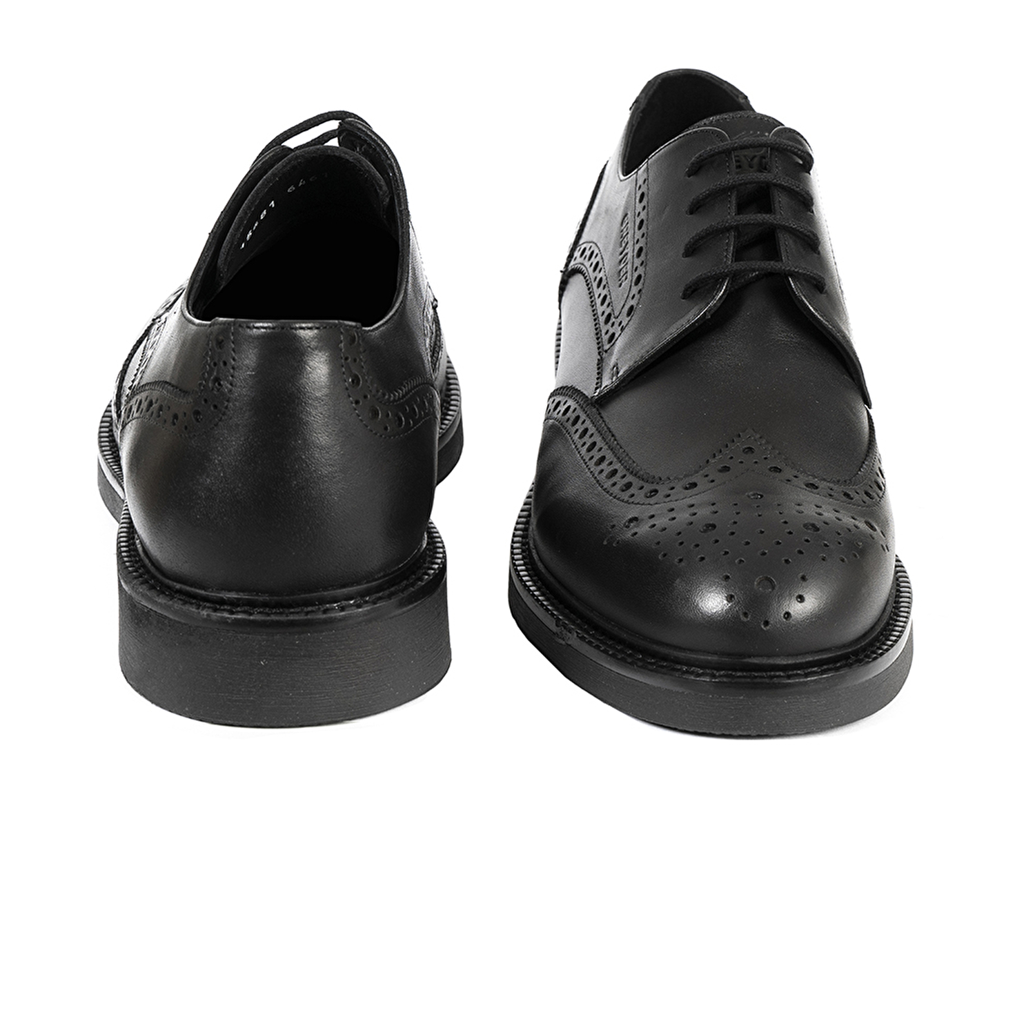 Erkek Siyah Hakiki Deri Oxford Ayakkabı 2K1RA15681-6