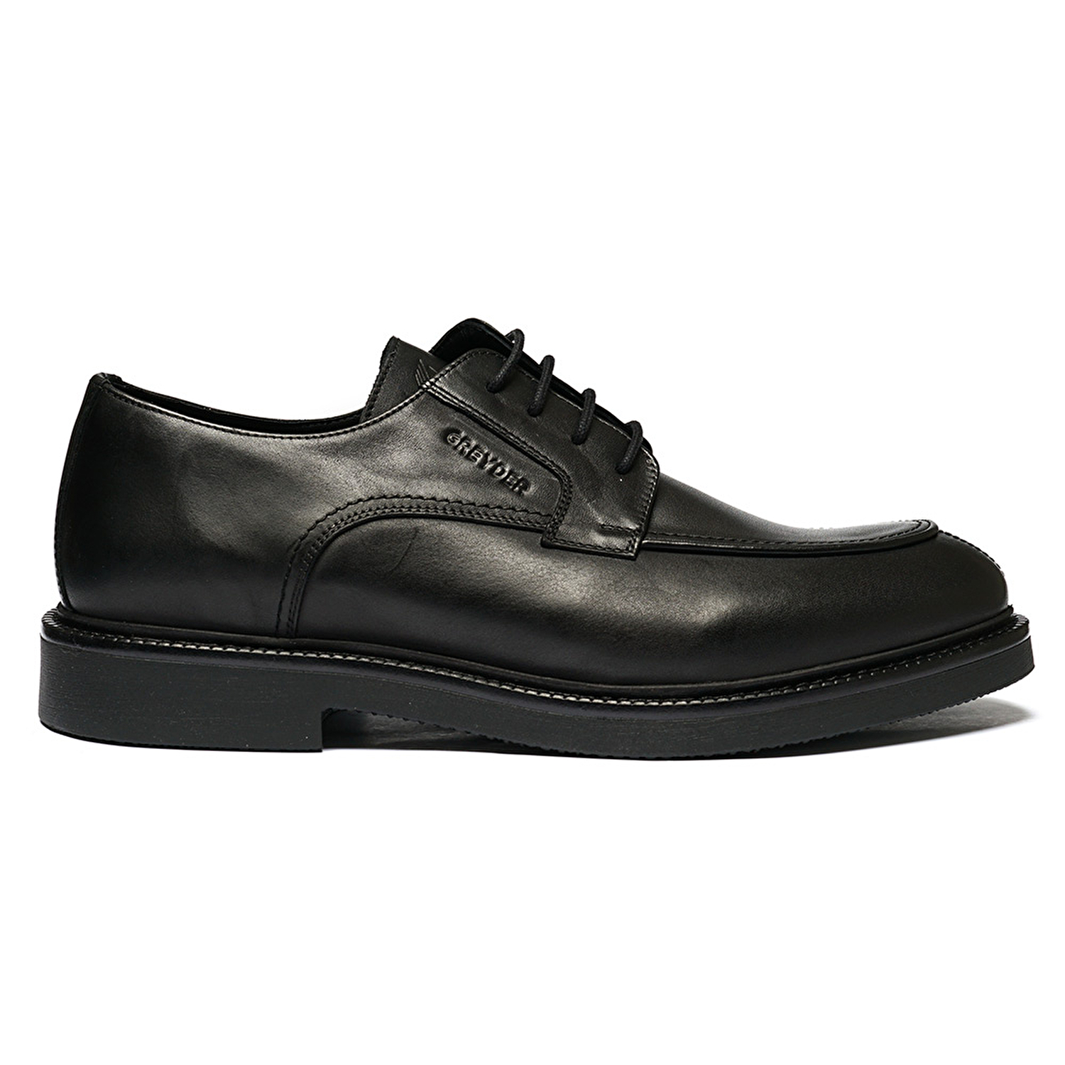 Erkek Siyah Hakiki Deri Klasik Ayakkabı 2K1RA15682-1