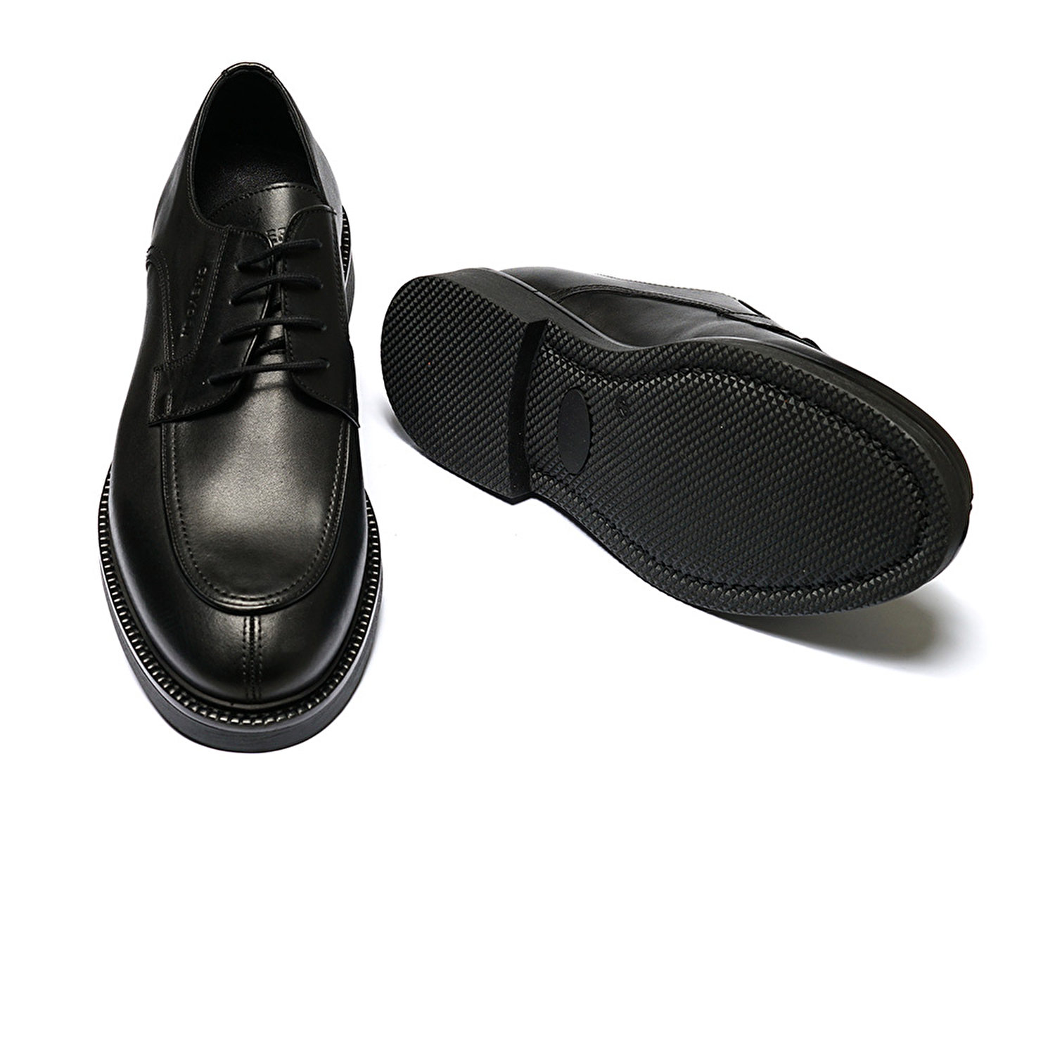 Erkek Siyah Hakiki Deri Klasik Ayakkabı 2K1RA15682-5