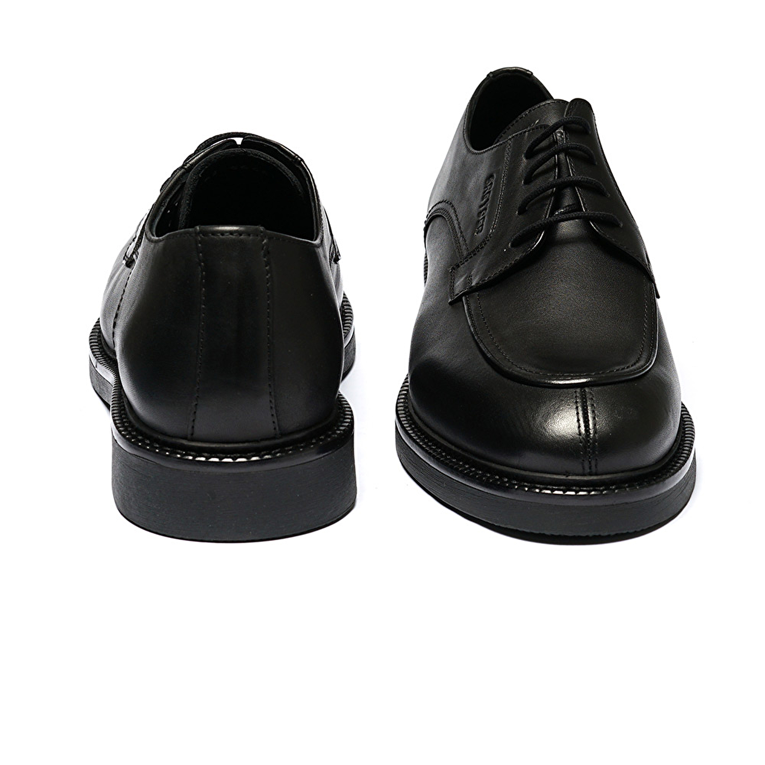 Erkek Siyah Hakiki Deri Klasik Ayakkabı 2K1RA15682-6