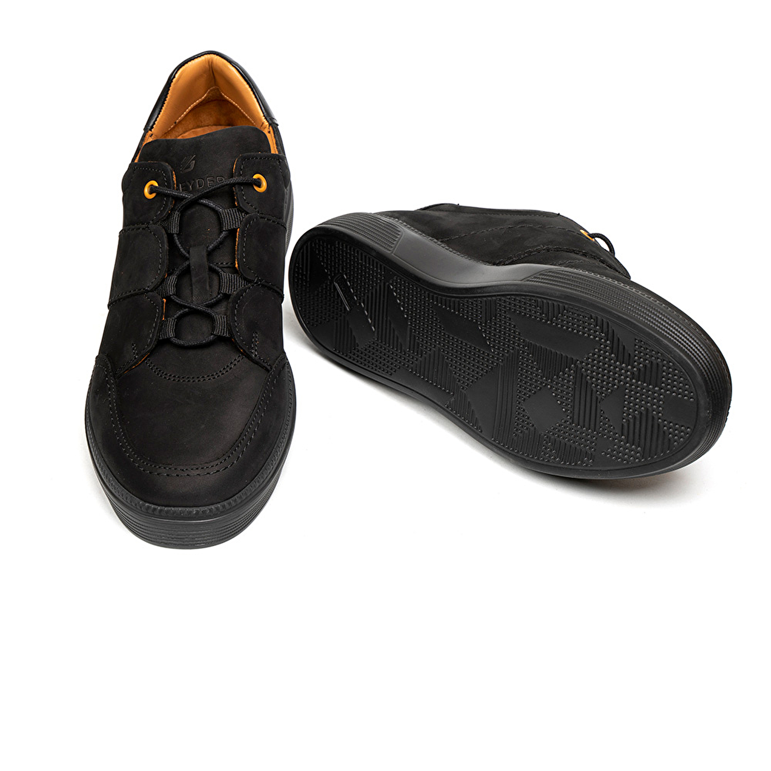 Erkek Siyah Hakiki Deri Sneaker Ayakkabı 2K1SA15651-6