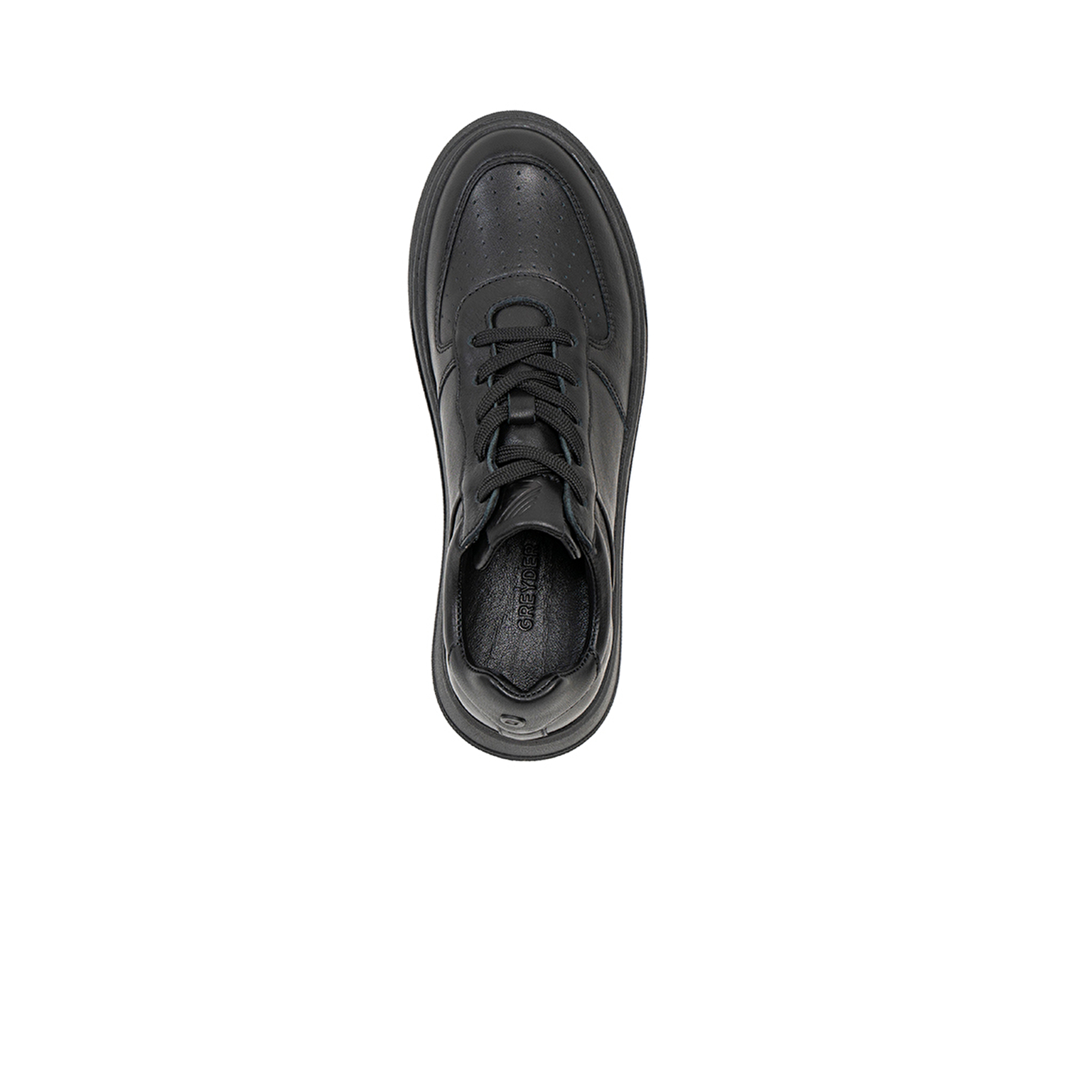Kadın Siyah Hakiki Deri Sneaker Ayakkabı 2K2SA31350-3