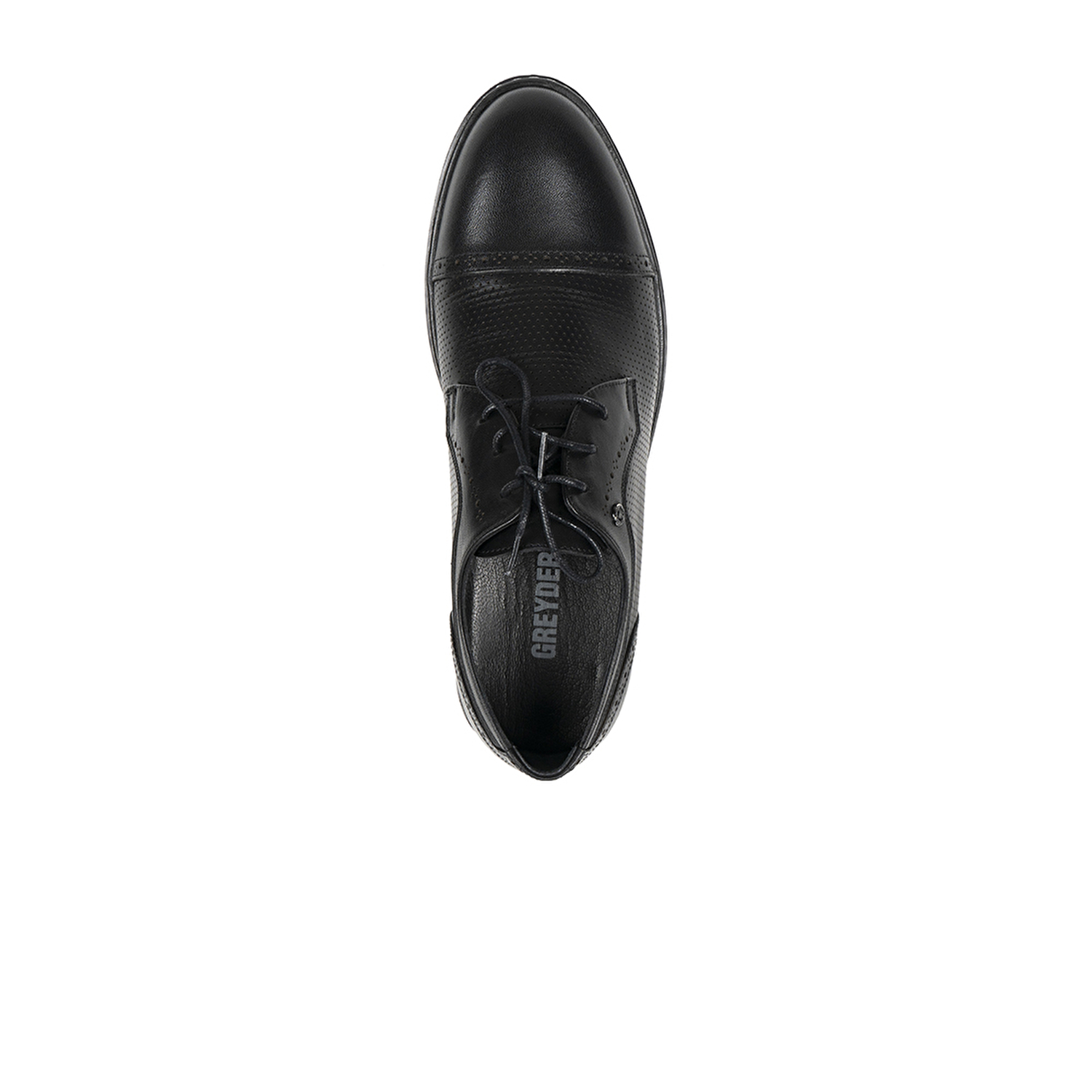 Erkek Siyah Hakiki Deri Klasik Ayakkabı 2Y1KA67770-4