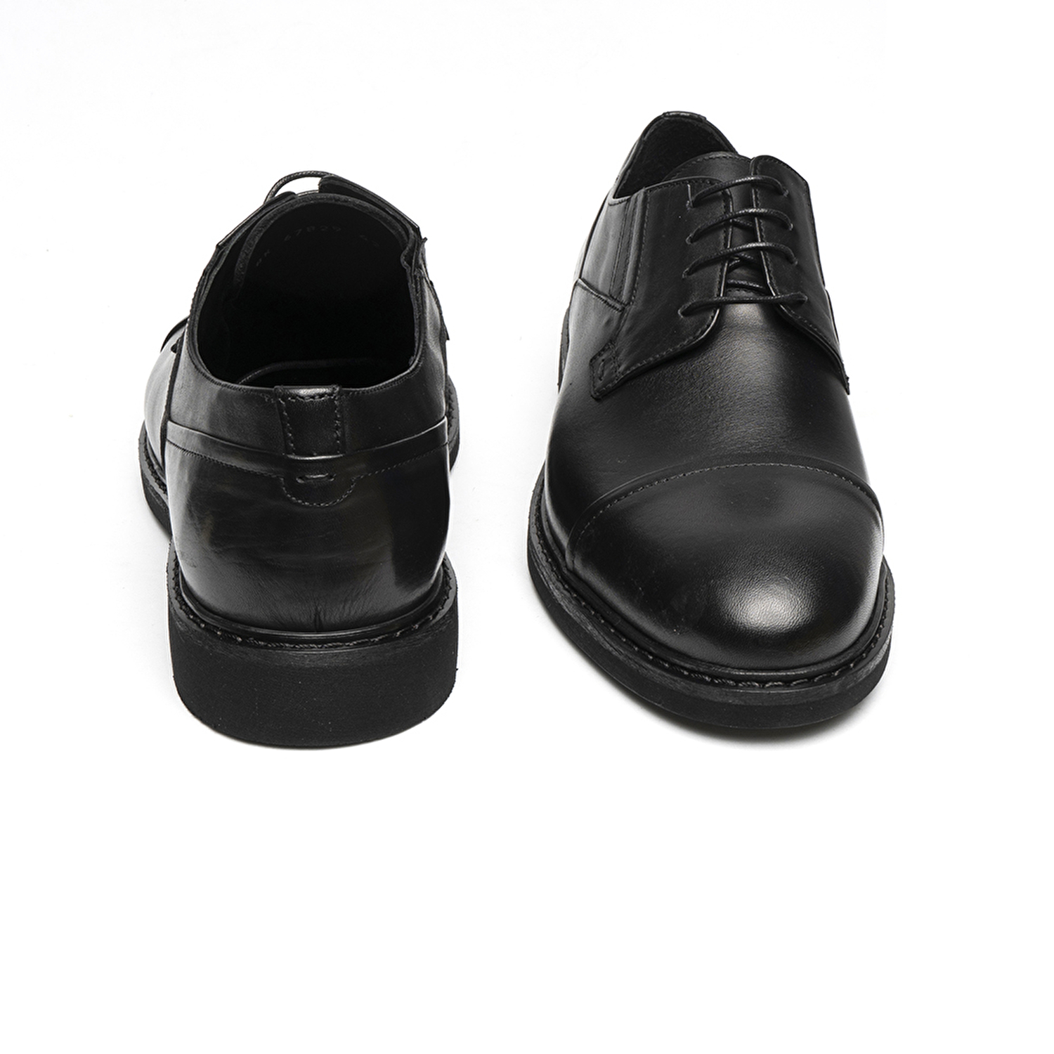 Erkek Siyah Hakiki Deri Klasik Ayakkabı 2Y1KA67829-6