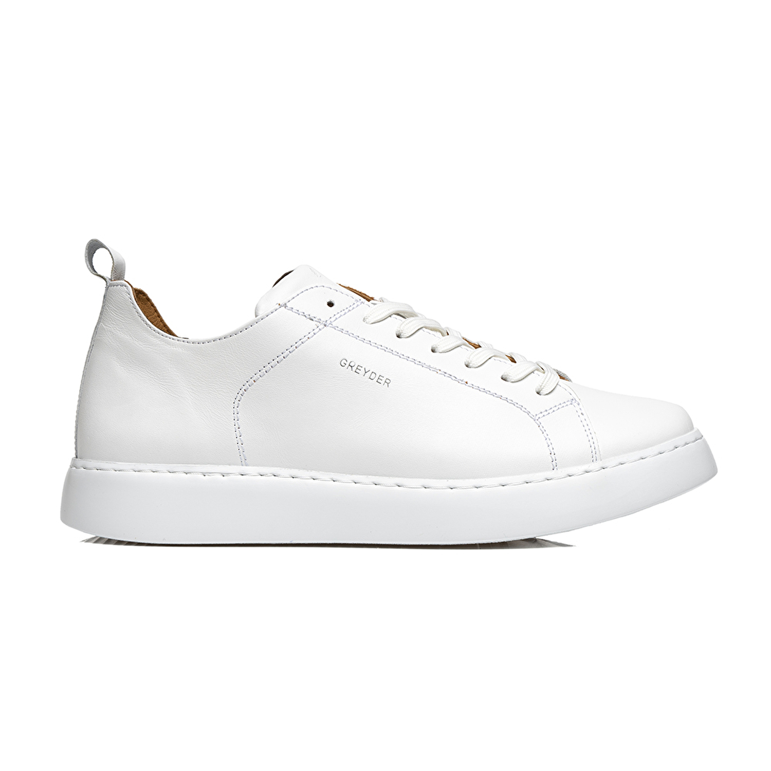 Erkek Beyaz Hakiki Deri Sneaker Ayakkabı 2Y1SA15202-1
