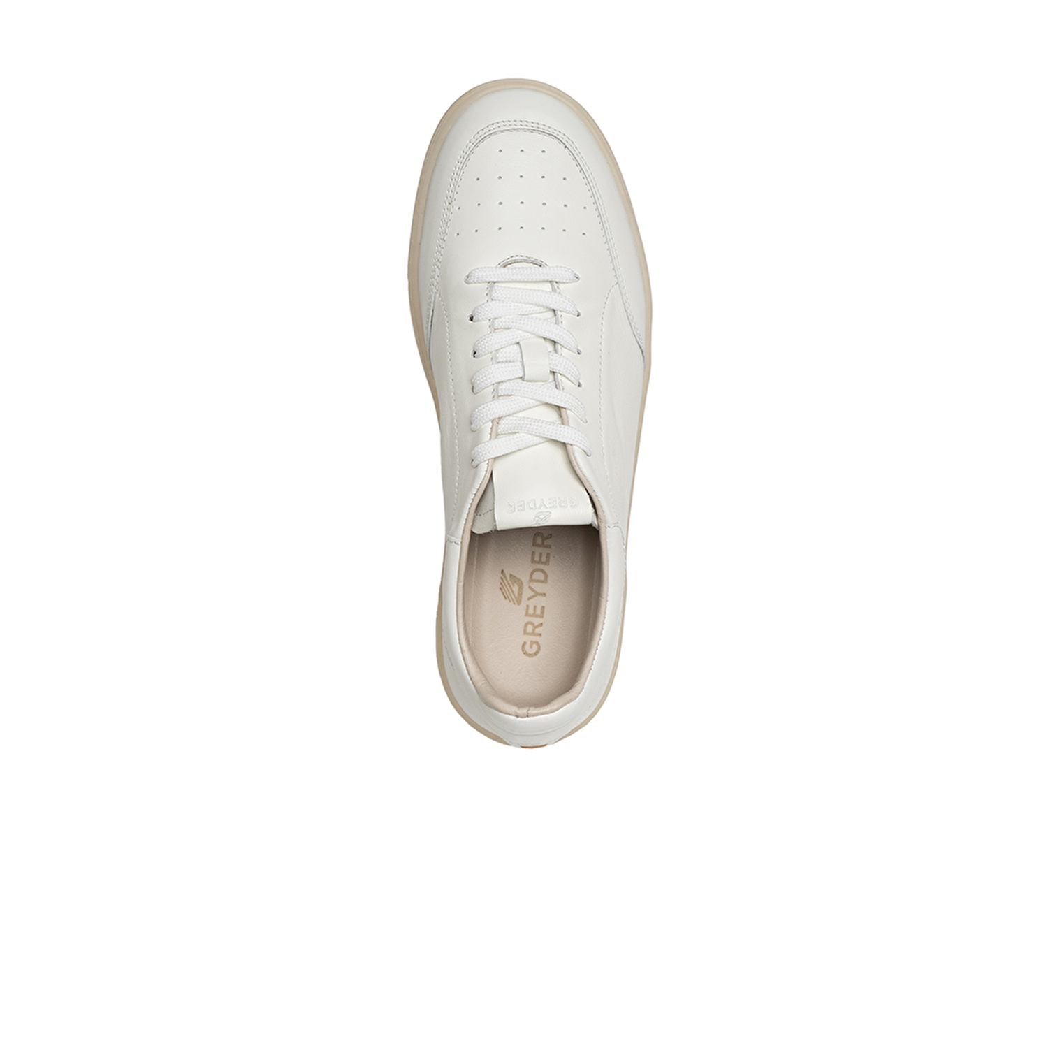 Erkek Beyaz Hakiki Deri Sneaker Ayakkabı 2Y1SA67851-4