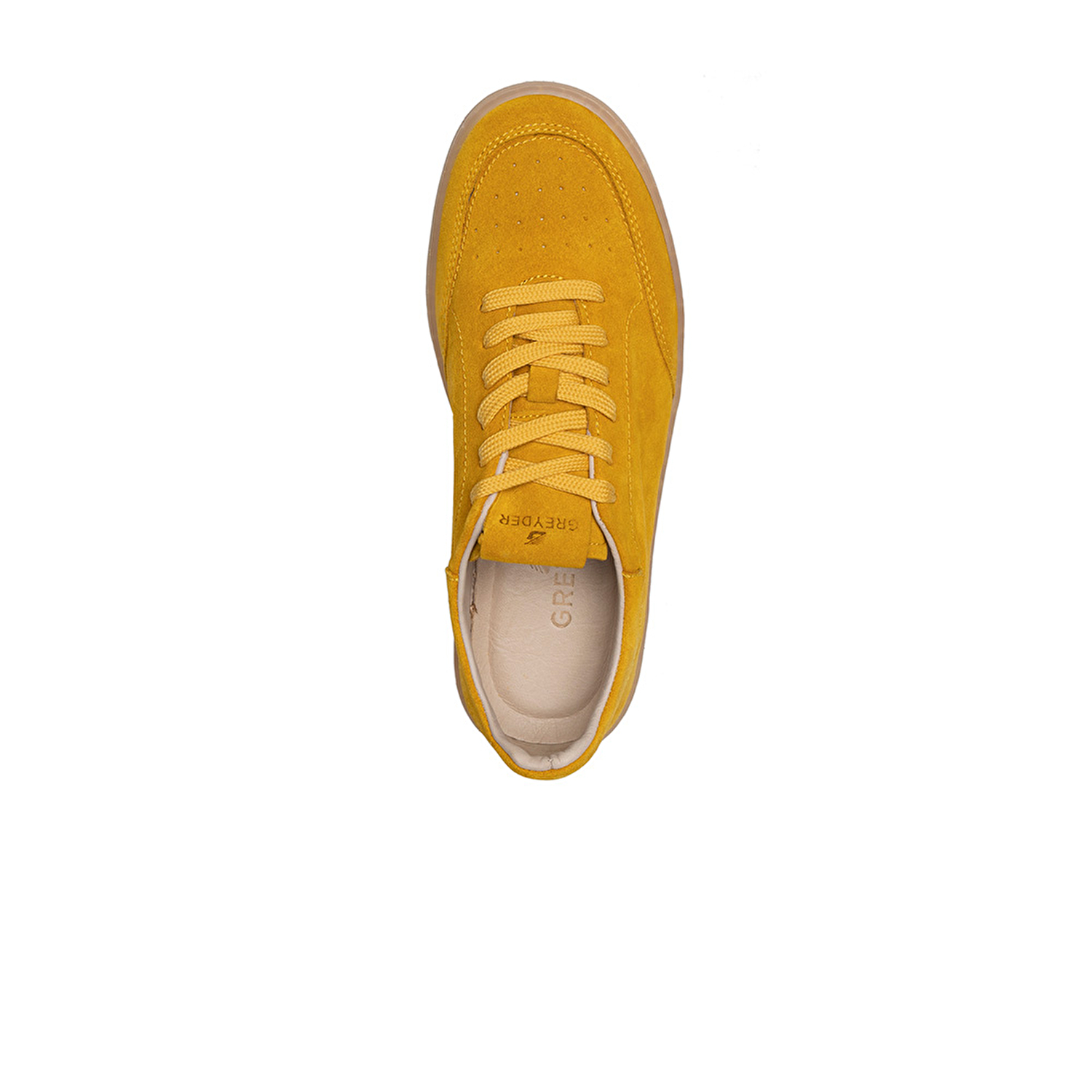 Erkek Sarı Süet Hakiki Deri Sneaker Ayakkabı 2Y1SA67851-3