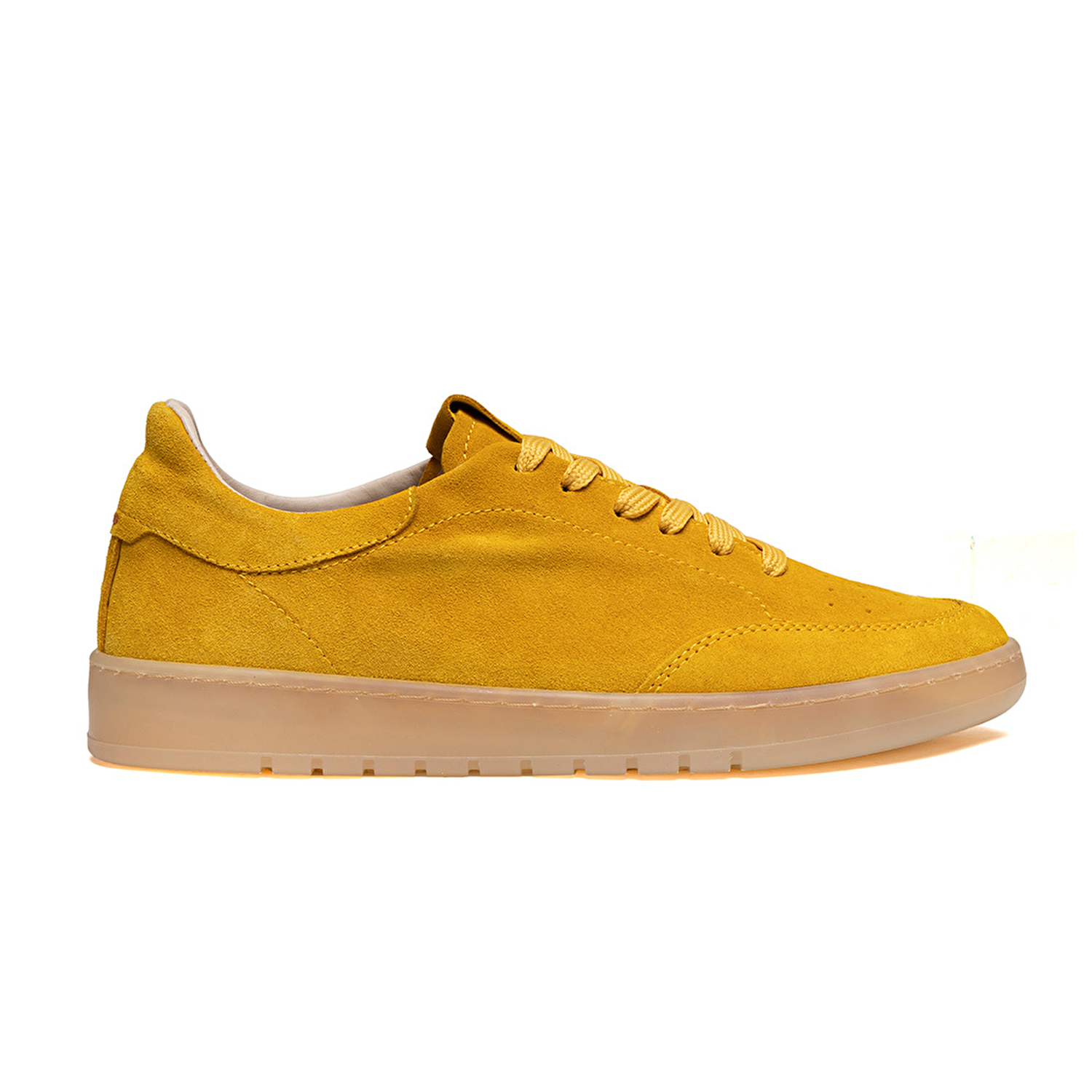 Erkek Sarı Süet Hakiki Deri Sneaker Ayakkabı 2Y1SA67851-1