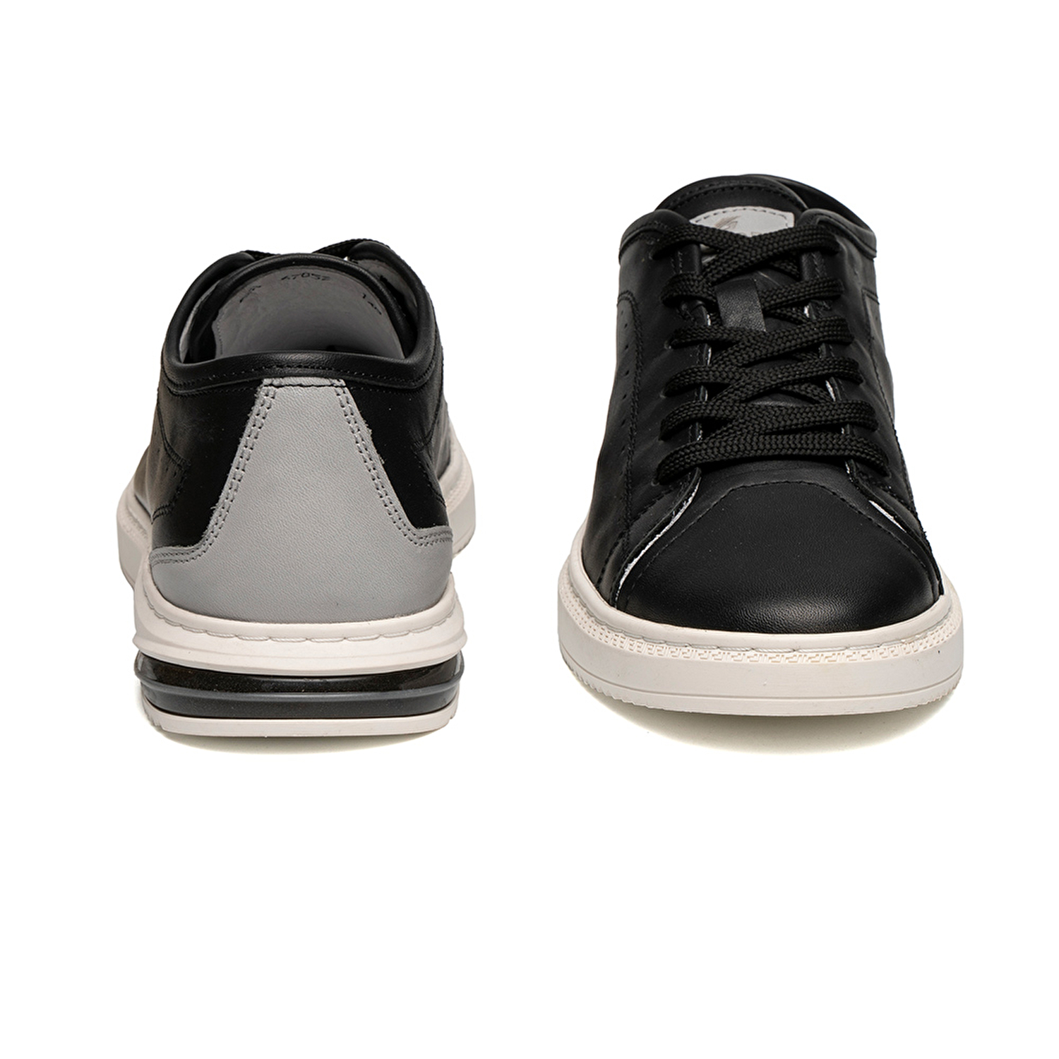 Erkek Siyah Hakiki Deri Sneaker Ayakkabı 2Y1TA67852-6
