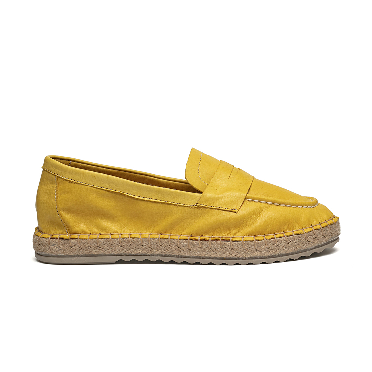 Kadın Sarı Hakiki Deri Casual Ayakkabı 2Y2CA57897-1