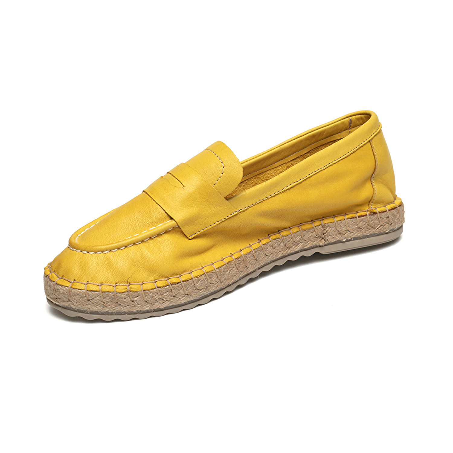 Kadın Sarı Hakiki Deri Casual Ayakkabı 2Y2CA57897-2