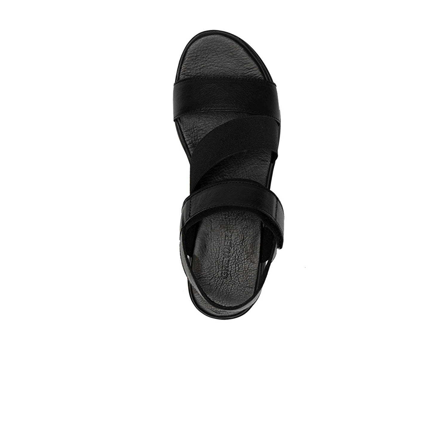 Kadın Siyah Hakiki Deri Sandalet 2Y2FS57932-3