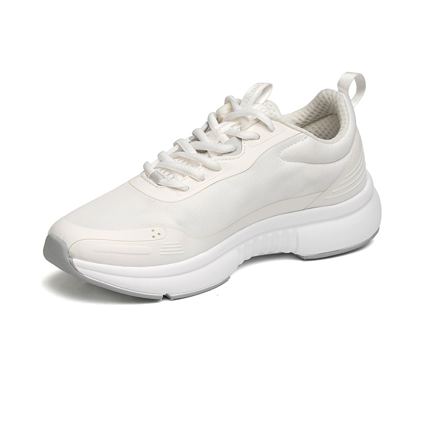 Kadın Beyaz Gri Hakiki Deri Spor Ayakkabı 2Y2SA15470-2