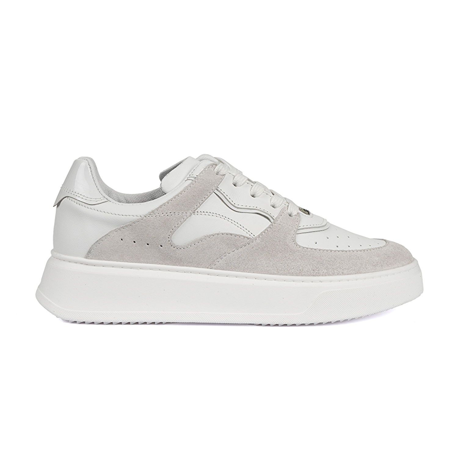 Kadın Beyaz Hakiki Deri Sneaker Ayakkabı 2Y2SA31351-1