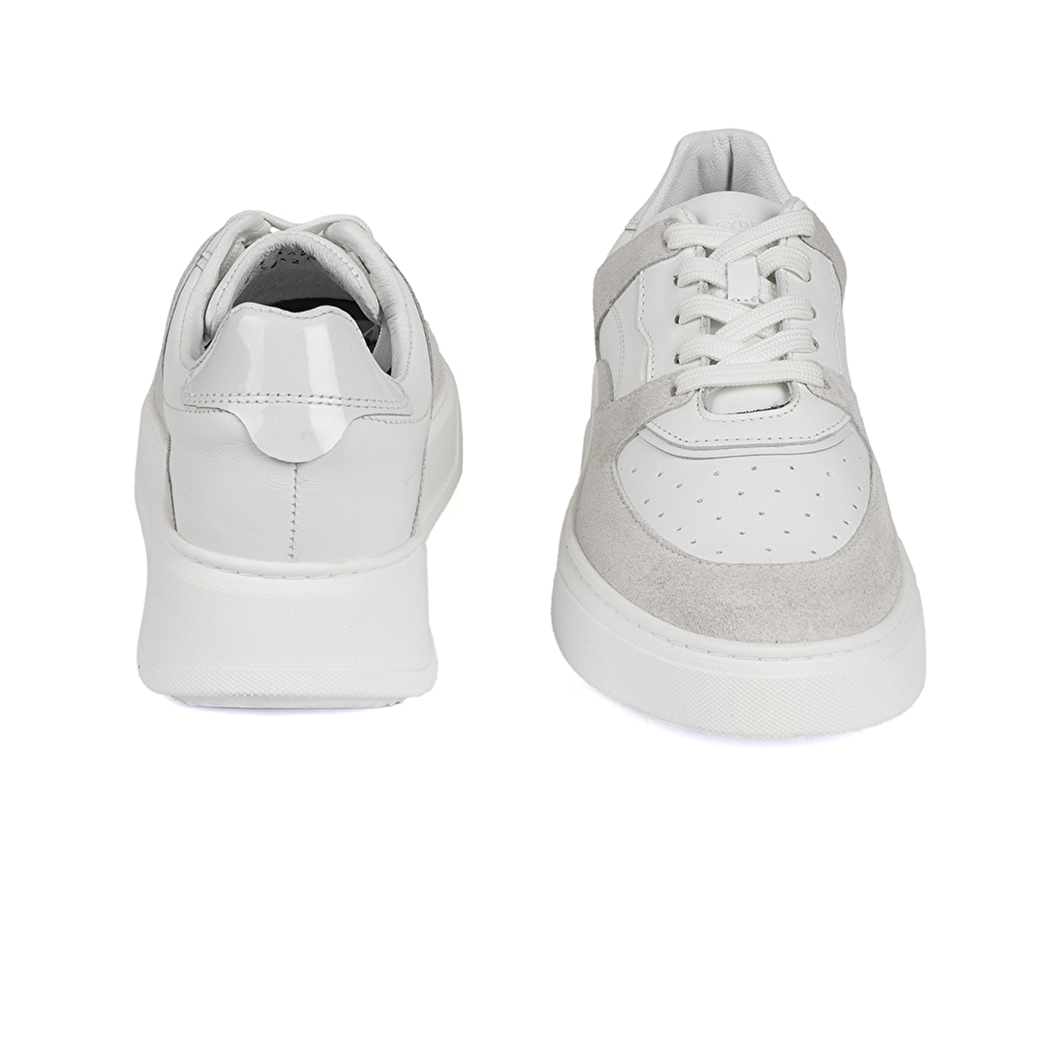 Kadın Beyaz Hakiki Deri Sneaker Ayakkabı 2Y2SA31351-7