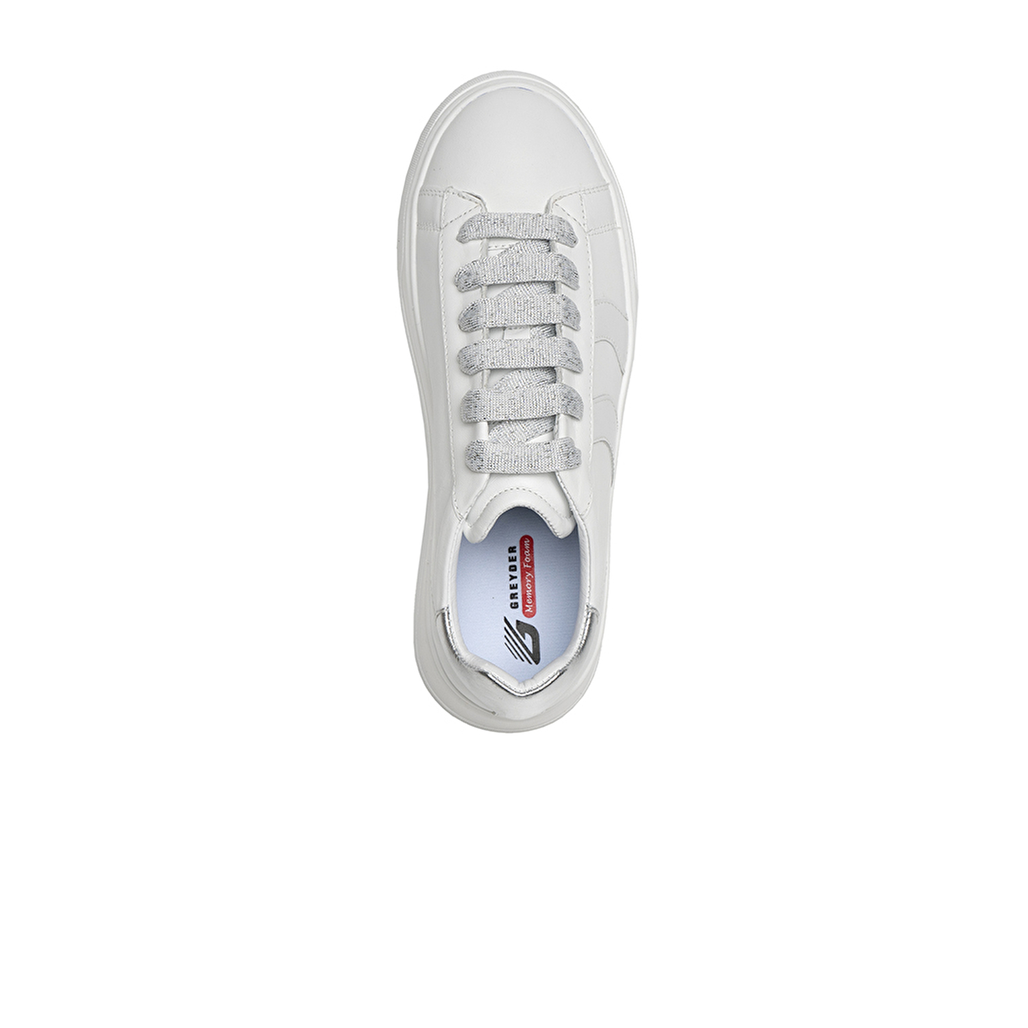 Kadın Beyaz Hakiki Deri Sneaker Ayakkabı 2Y2SA31420-4