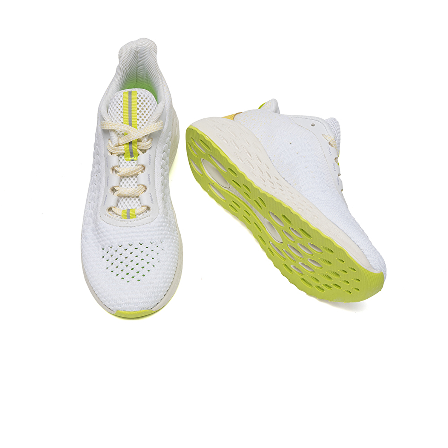 Kadın Beyaz Yeşil Hakiki Deri Spor Ayakkabı 2Y2SA57408-3