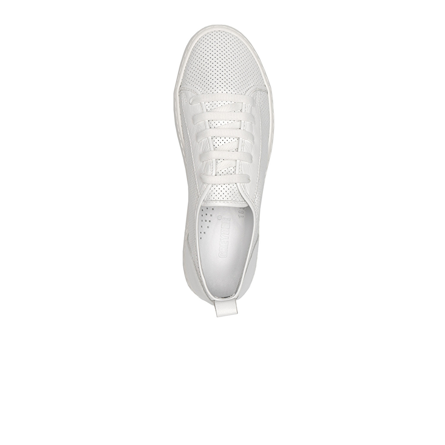 Kadın Beyaz Hakiki Deri Sneaker Ayakkabı 2Y2SA57942-3