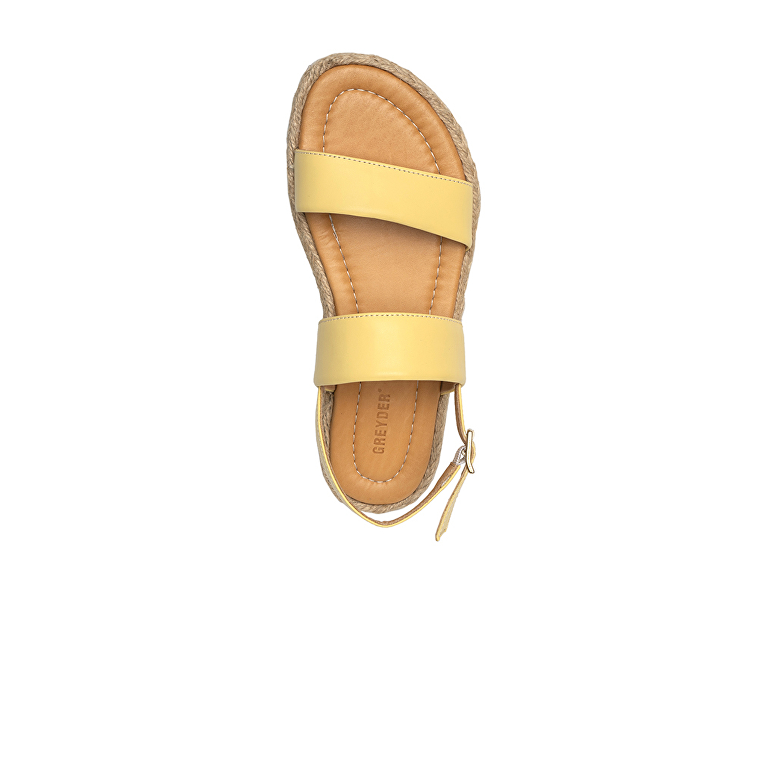 Kadın Sarı Hakiki Deri Sandalet 2Y2TS31630-3