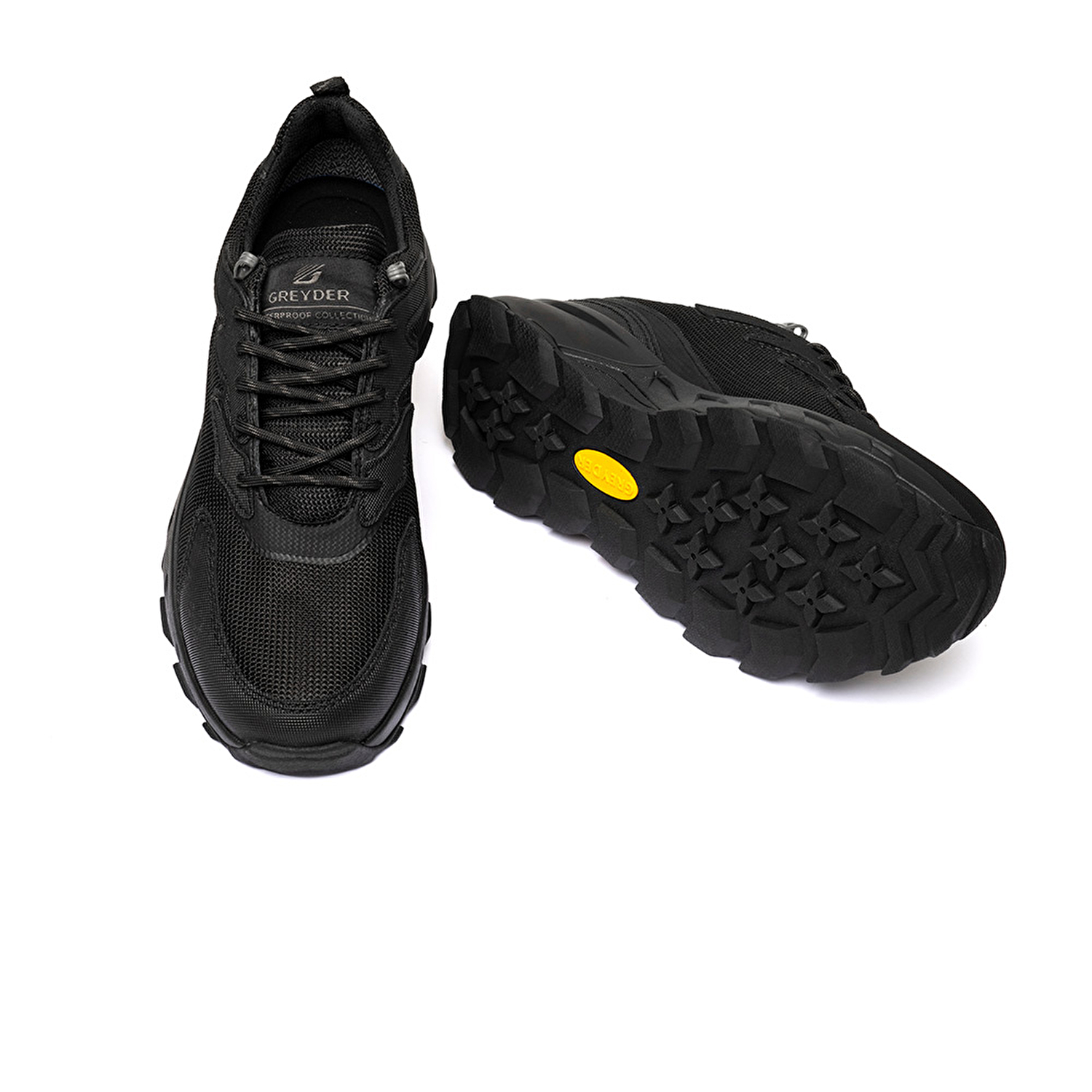 Erkek Siyah Hakiki Deri Su Geçirmez Outdoor Ayakkabı 3K1GA16345-5