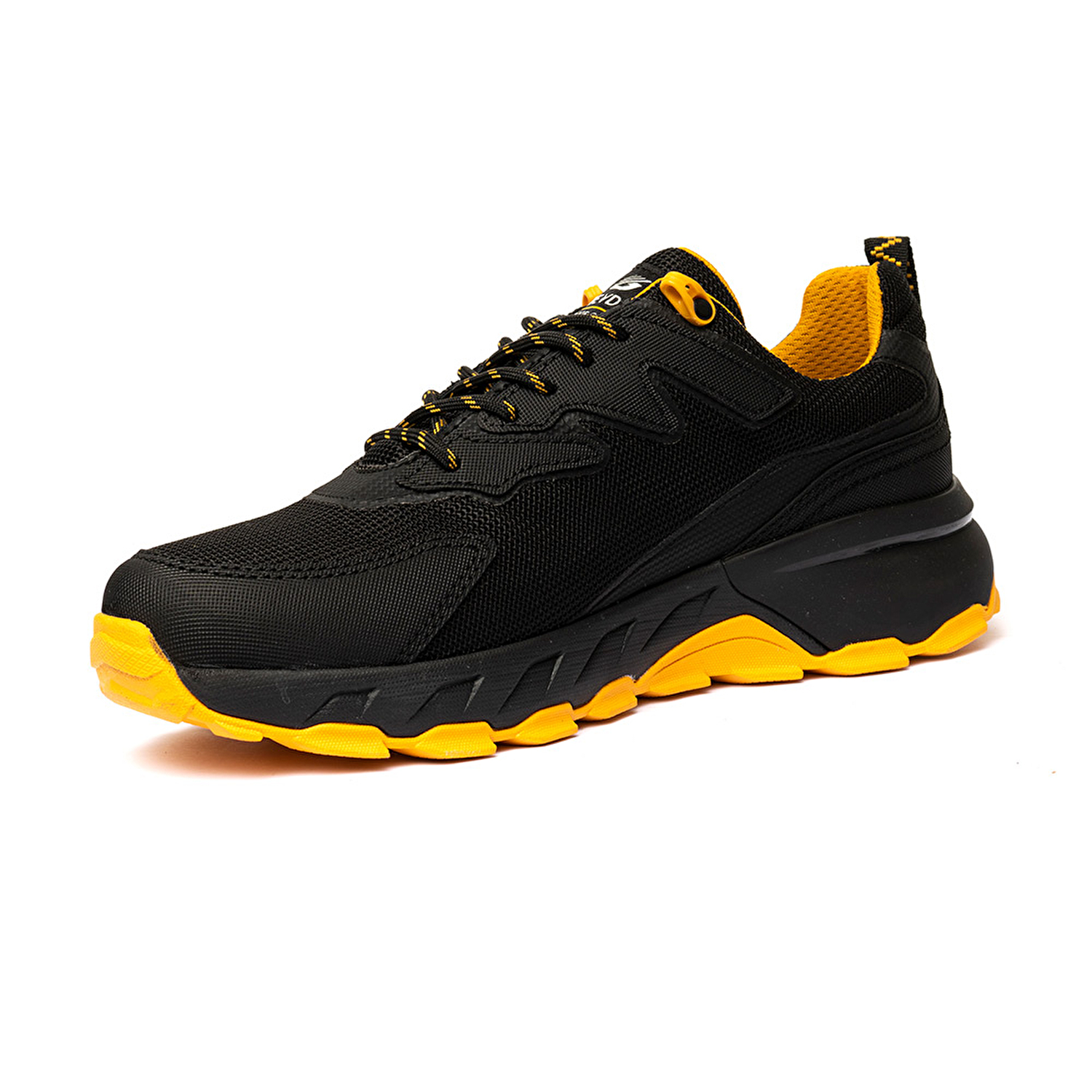 Erkek Siyah Sarı Hakiki Deri Su Geçirmez Outdoor Ayakkabı 3K1GA16345-2