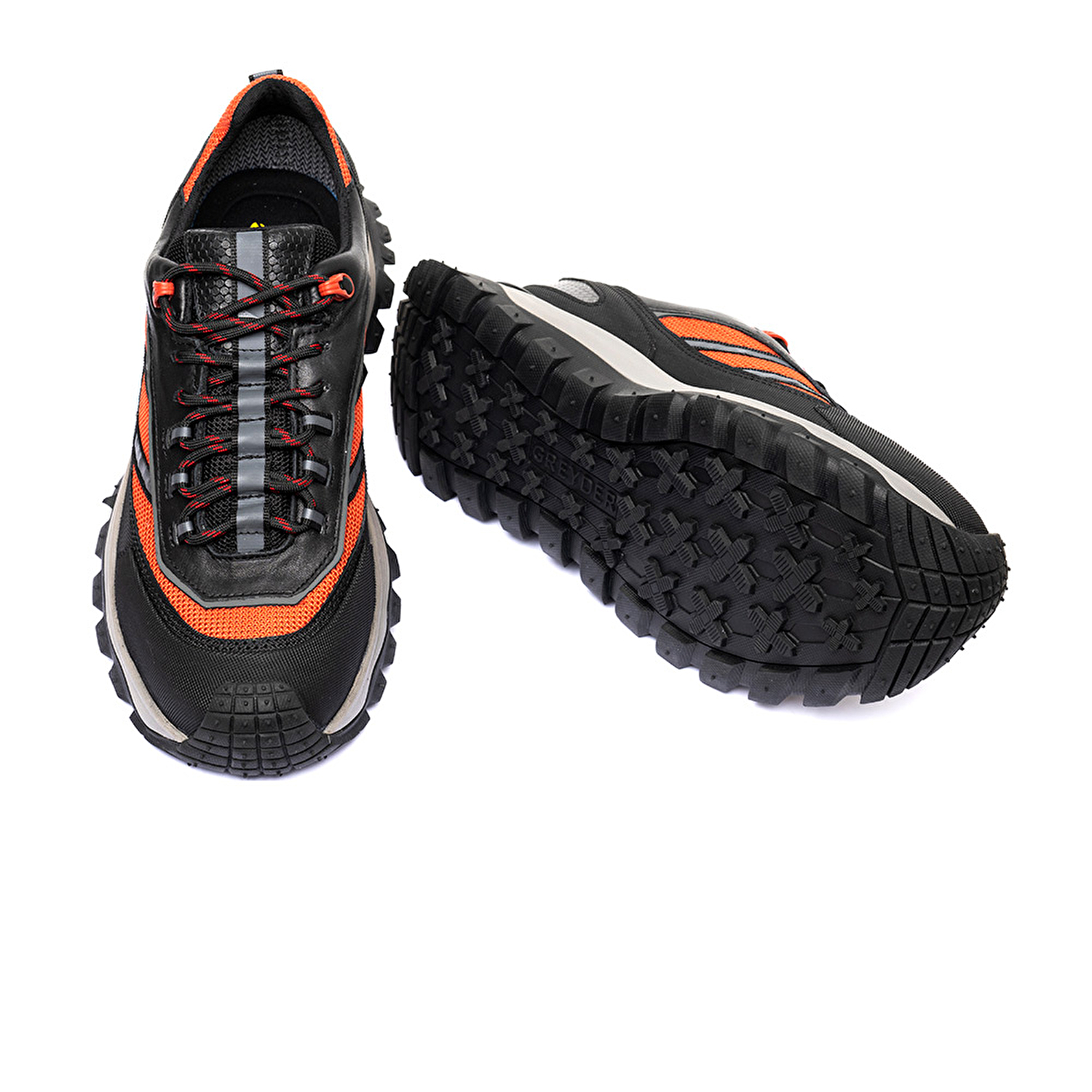 Erkek Siyah Kırmızı Su Geçirmez Outdoor Ayakkabı 3K1GA16353-5