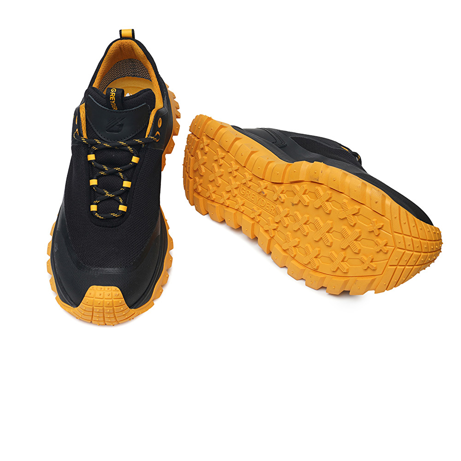 Erkek Siyah Sarı Su Geçirmez Ayakkabı 3K1GA16355-5
