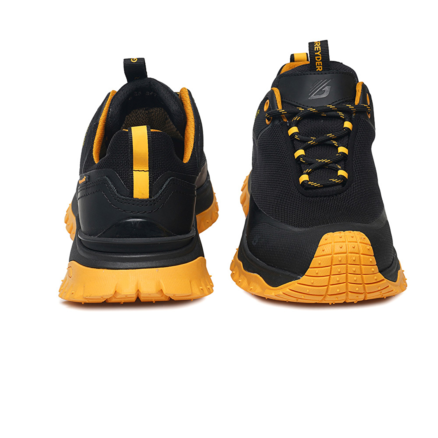 Erkek Siyah Sarı Su Geçirmez Ayakkabı 3K1GA16355-6