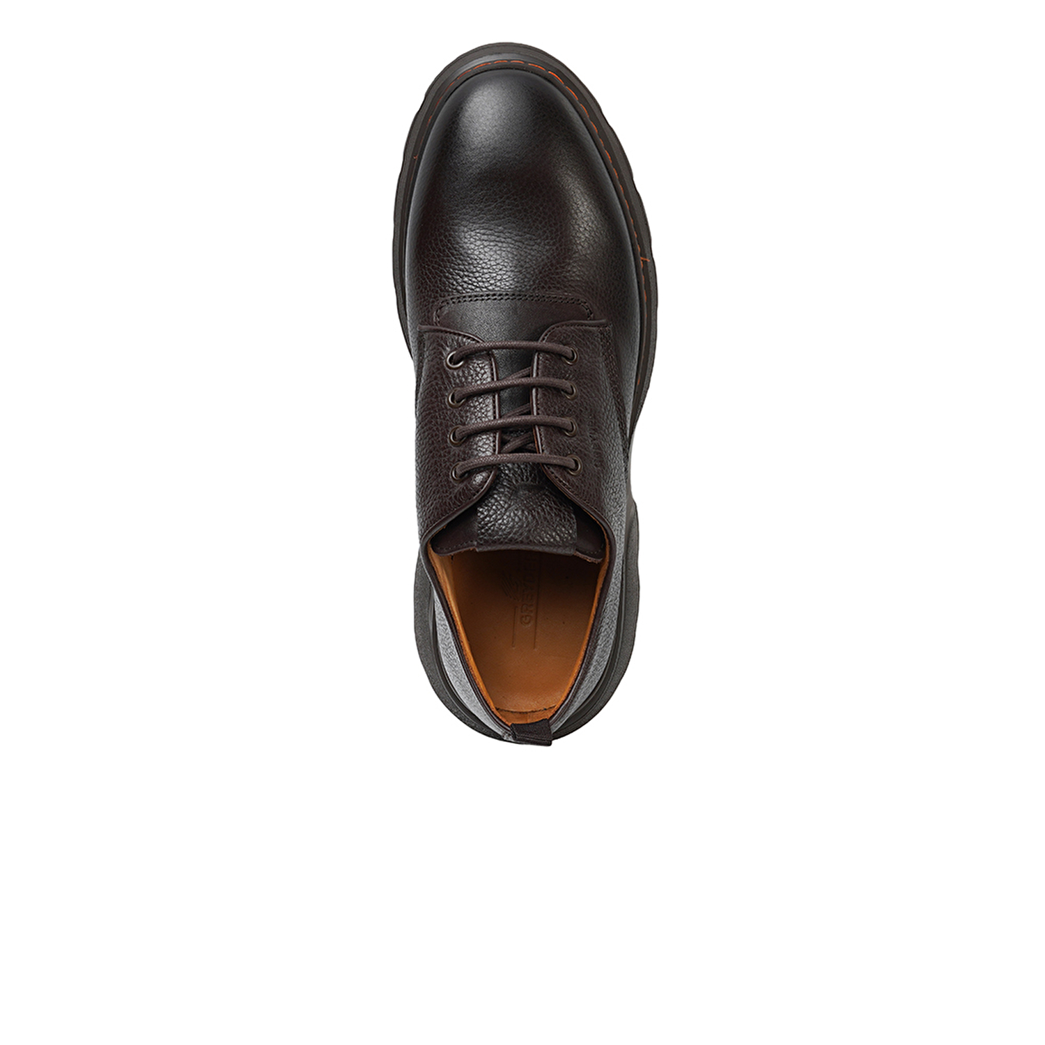 Erkek kahverengi Hakiki Deri Oxford Ayakkabı 3K1KA16240-3