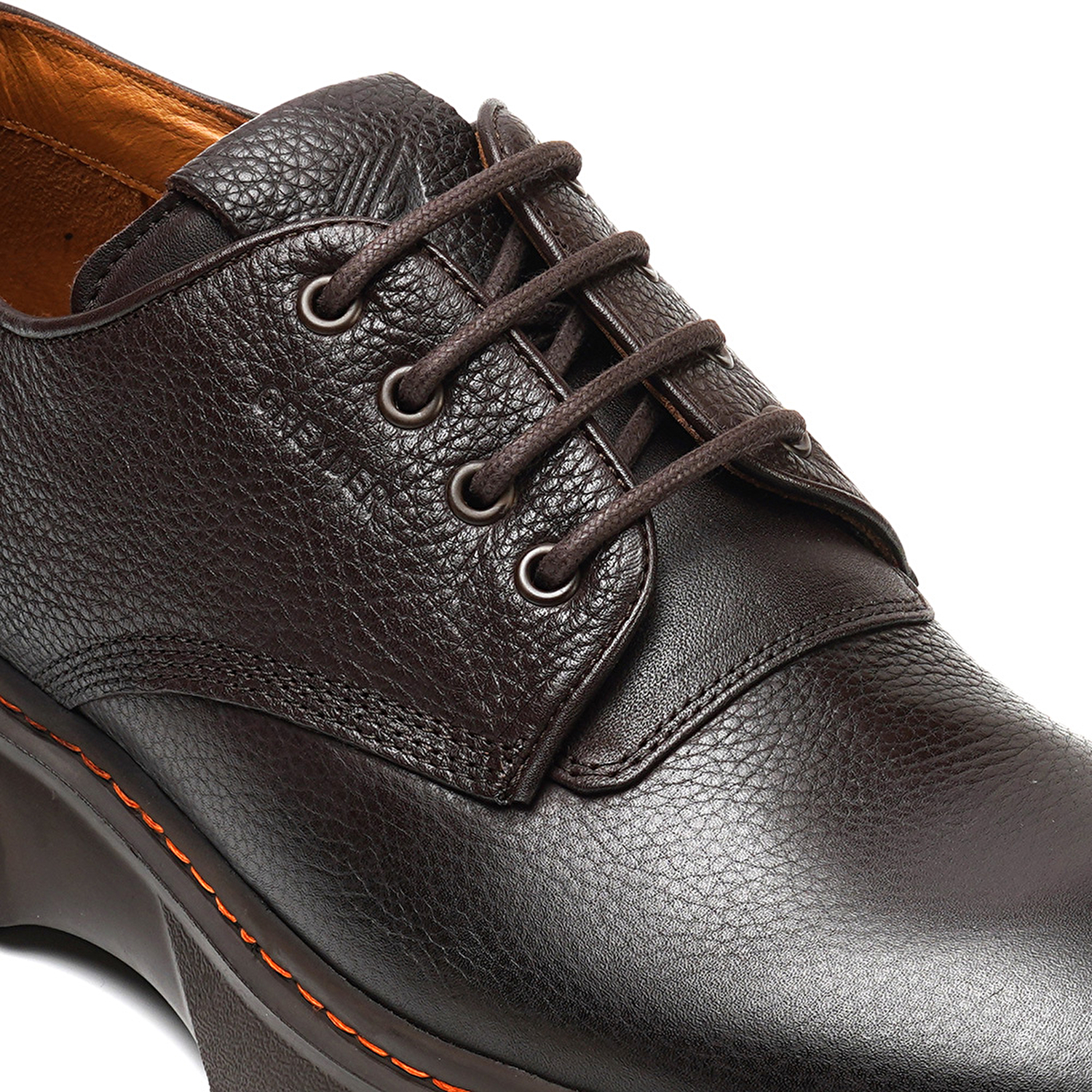 Erkek kahverengi Hakiki Deri Oxford Ayakkabı 3K1KA16240-4