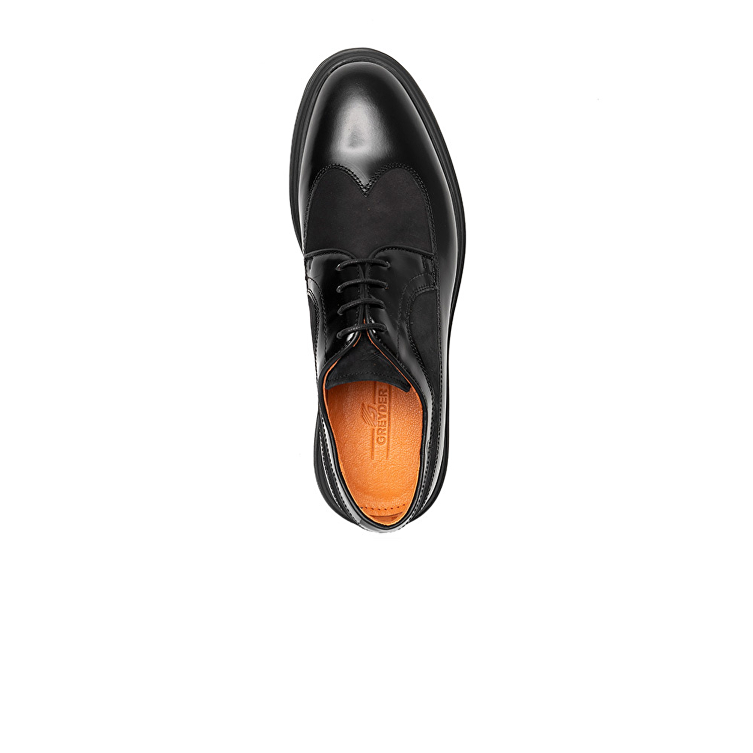 Erkek Siyah Hakiki Deri Klasik Ayakkabı 3K1KA16320-3