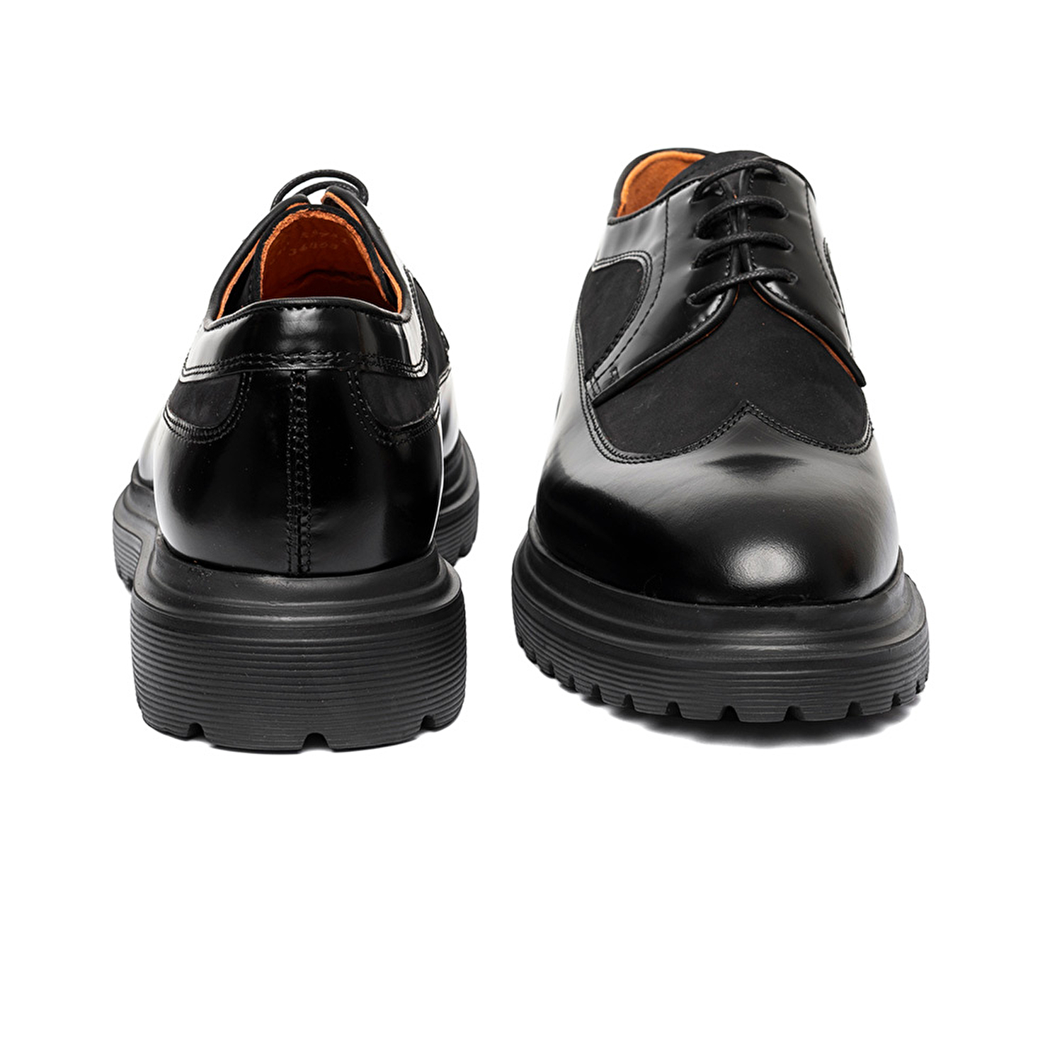 Erkek Siyah Hakiki Deri Klasik Ayakkabı 3K1KA16320-6