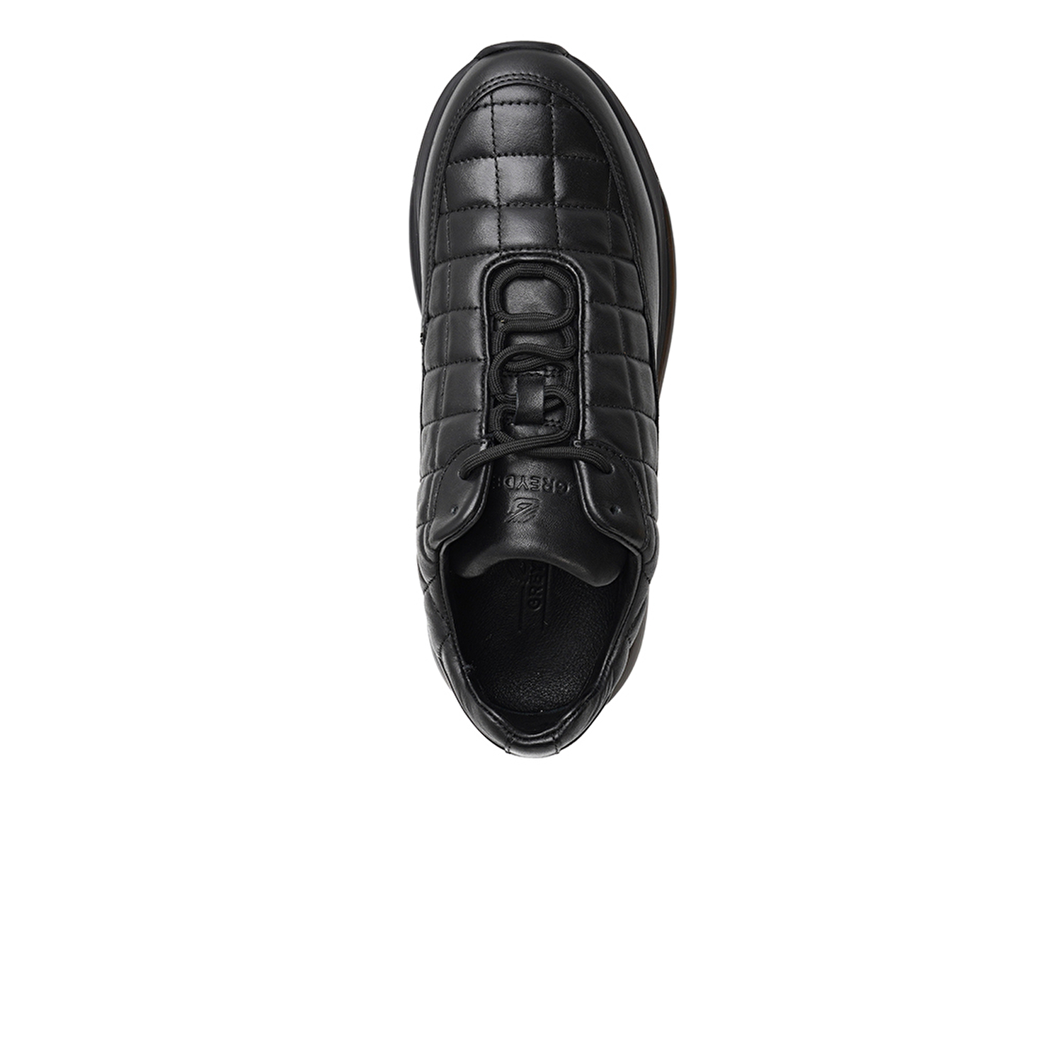 Büyük Beden Erkek Siyah Hakiki Deri Spor Ayakkabı 3K1SA14732L-3