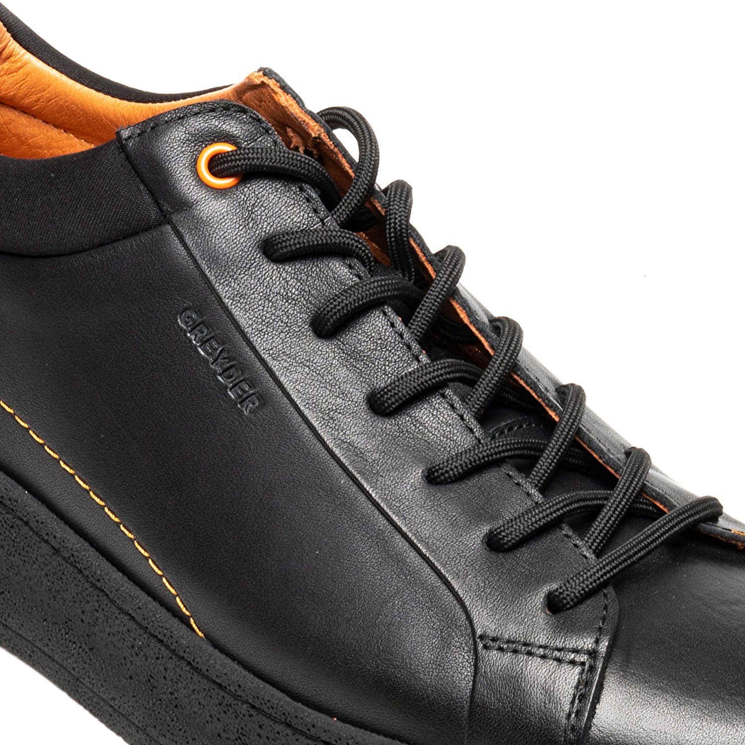 Erkek Siyah Hakiki Deri Sneaker Ayakkabı 3K1SA16370-4