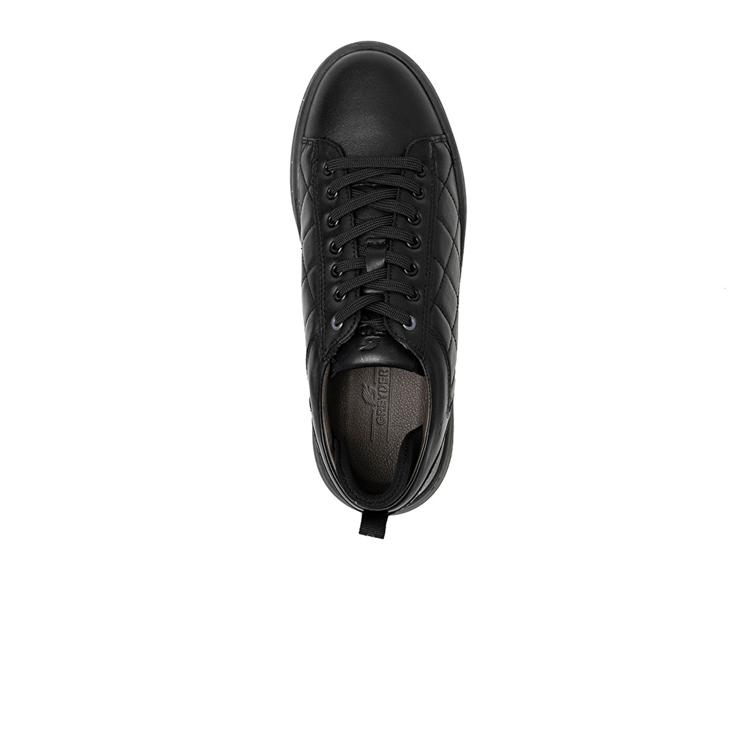 Erkek Siyah Hakiki Deri Sneaker Ayakkabı 3K1SA16381-3
