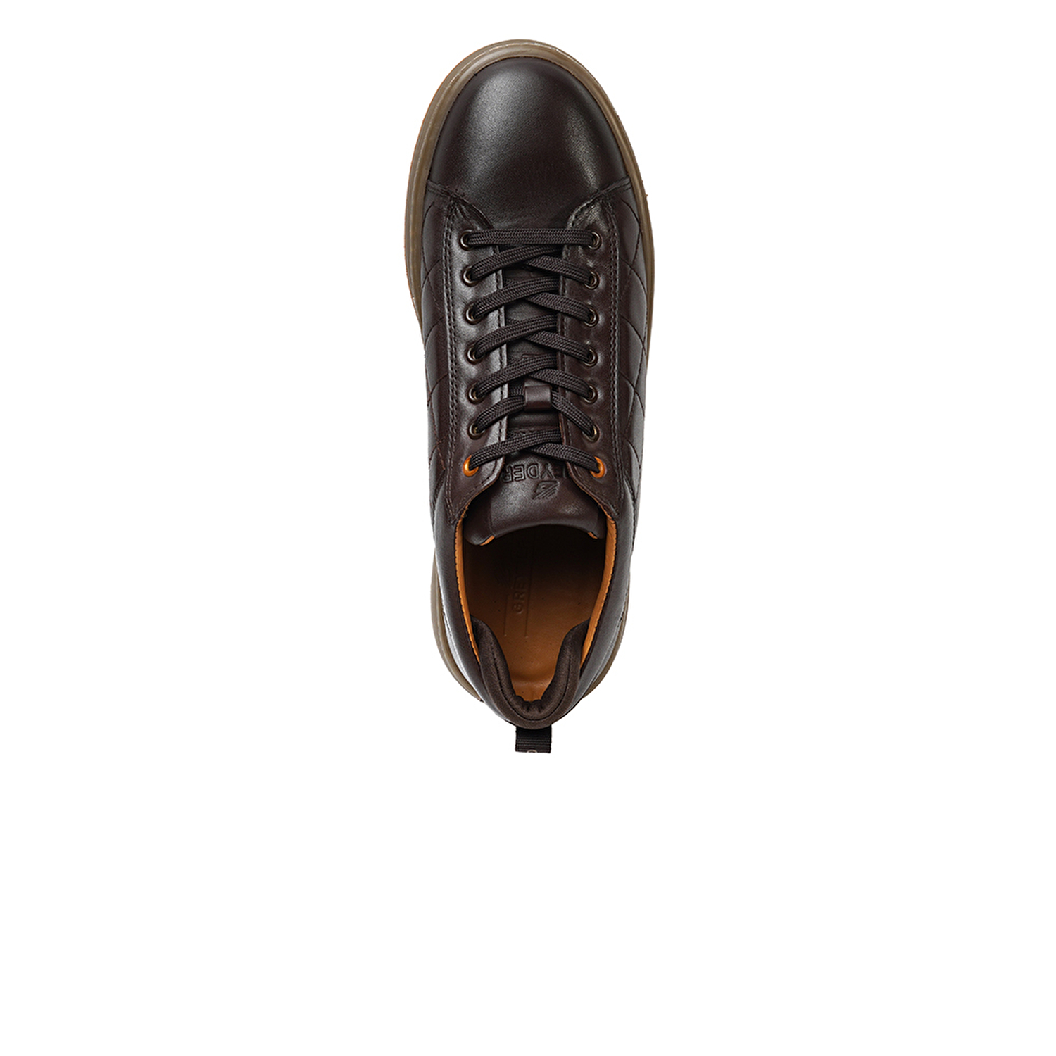 Erkek kahverengi Hakiki Deri Sneaker Ayakkabı 3K1SA16381-3
