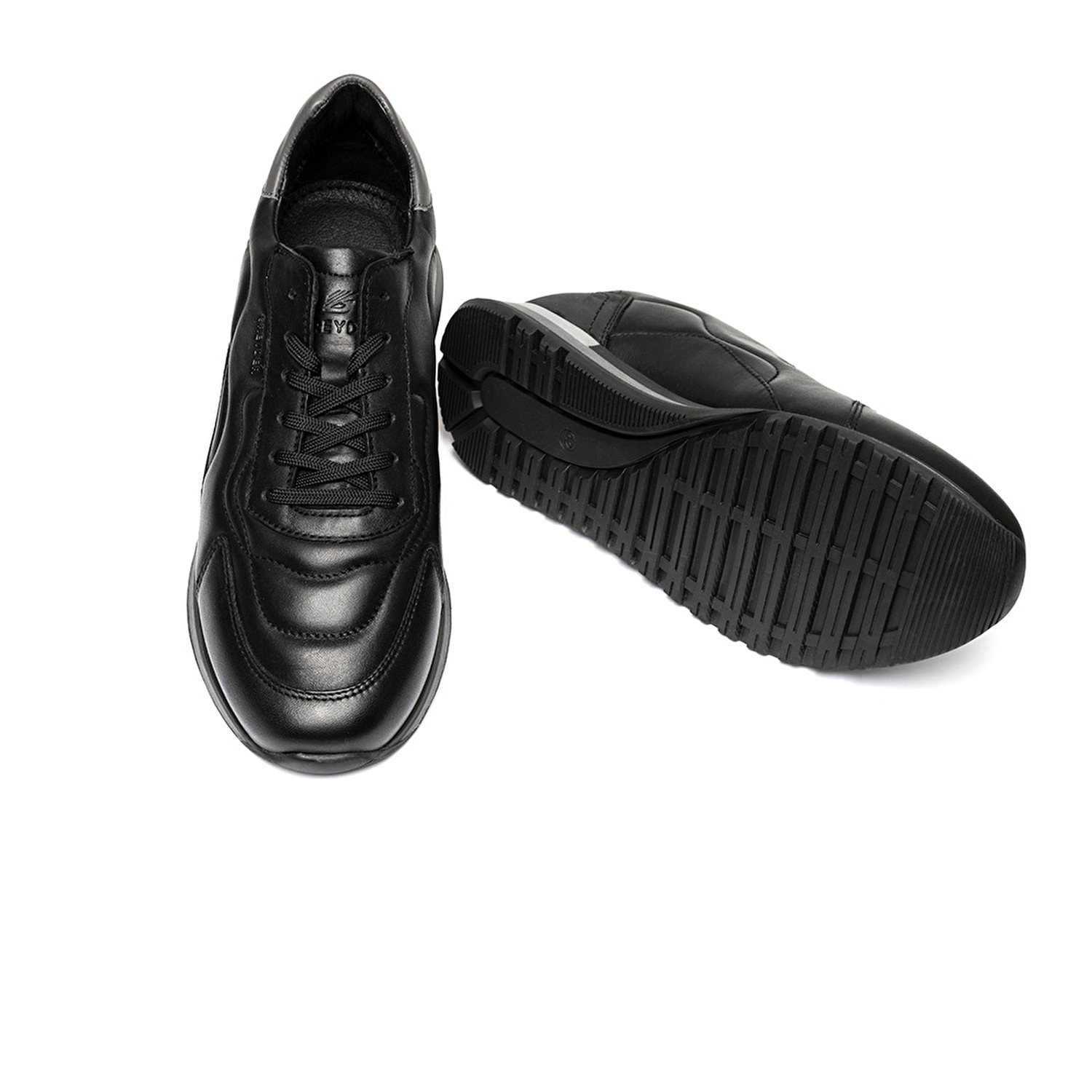 Erkek Siyah Hakiki Deri Spor Ayakkabı 3K1SA16451-5