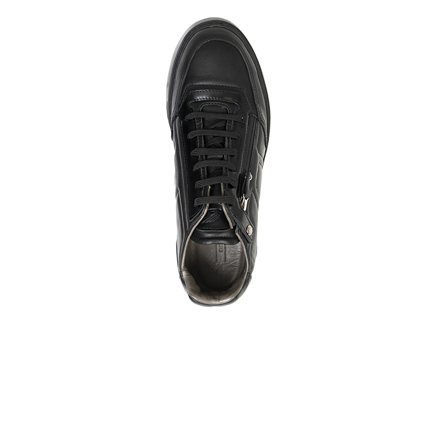 Erkek Siyah Hakiki Deri Sneaker Ayakkabı 3K1SA16470-3