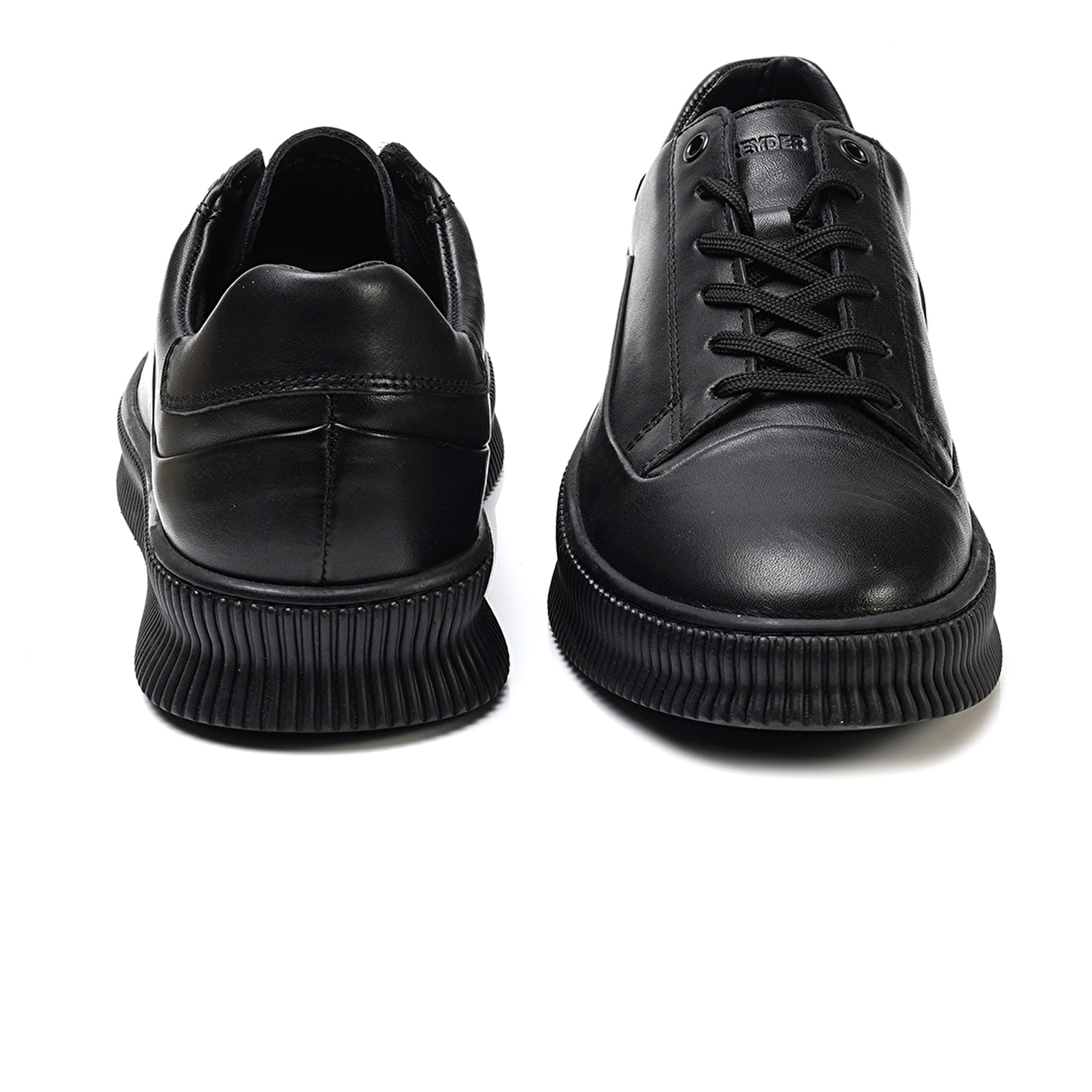Erkek Siyah Hakiki Deri Sneaker Ayakkabı 3K1TA00280-6