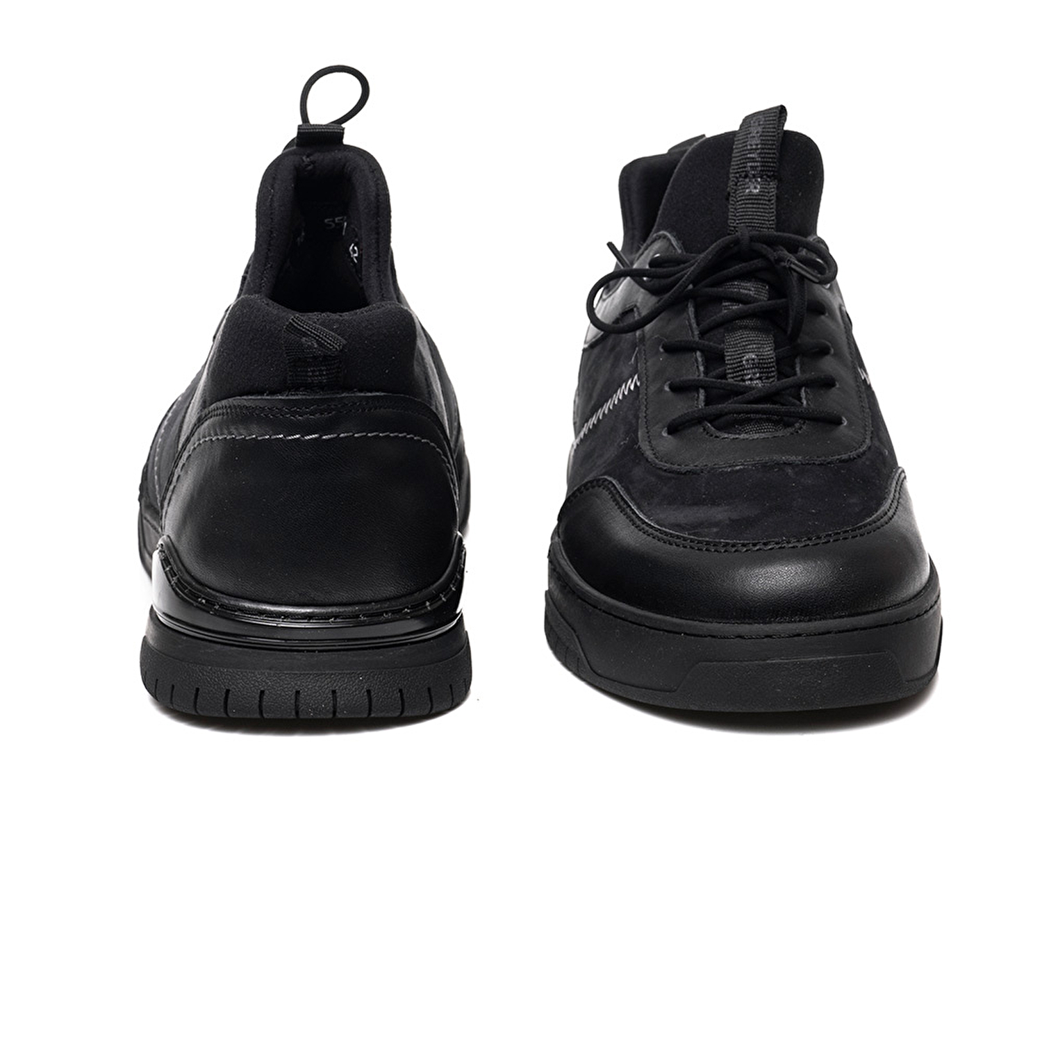 Erkek Siyah Hakiki Deri Casual Ayakkabı 3K1UA16331-6