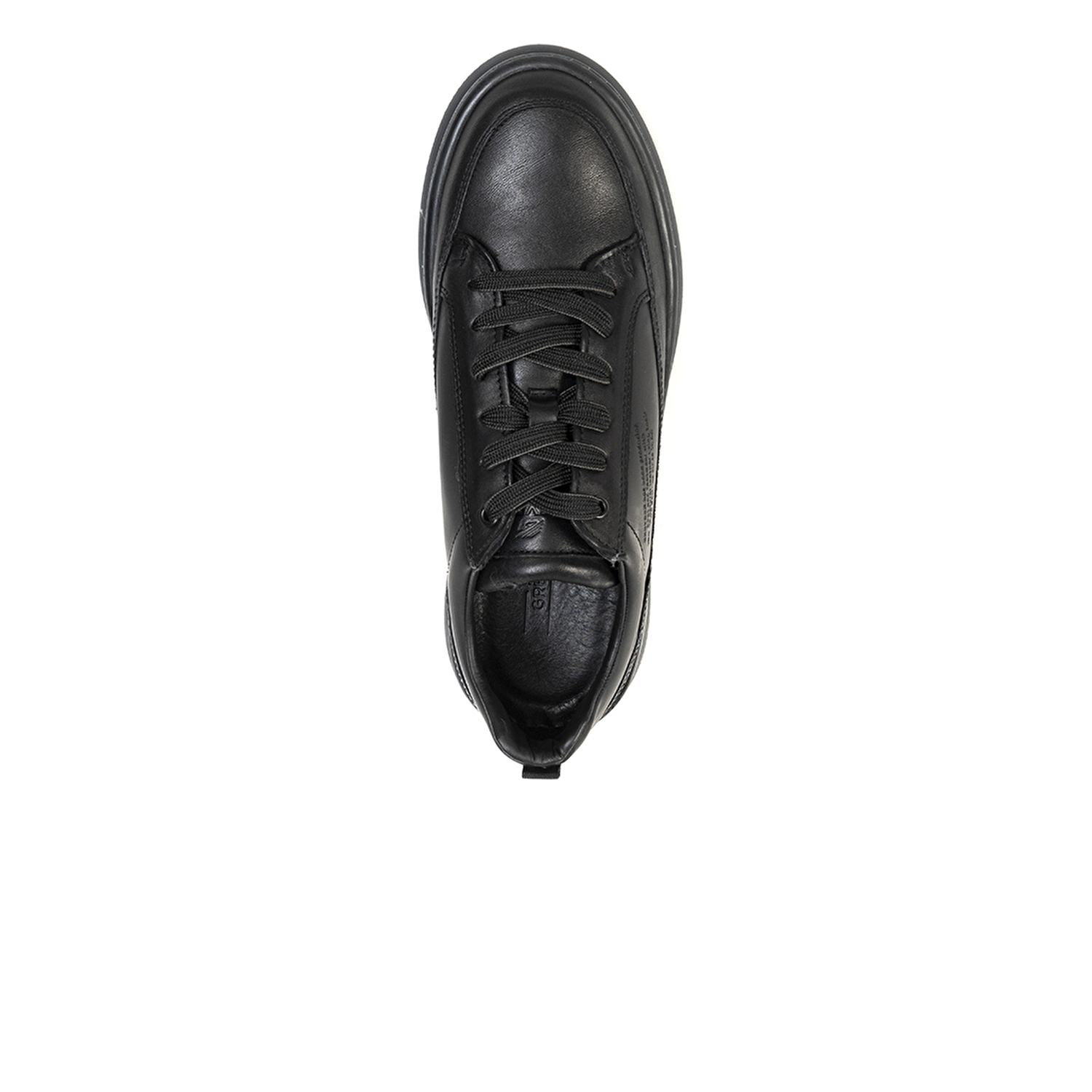 Erkek Siyah Hakiki Deri Sneaker Ayakkabı 3K1UA16380-3